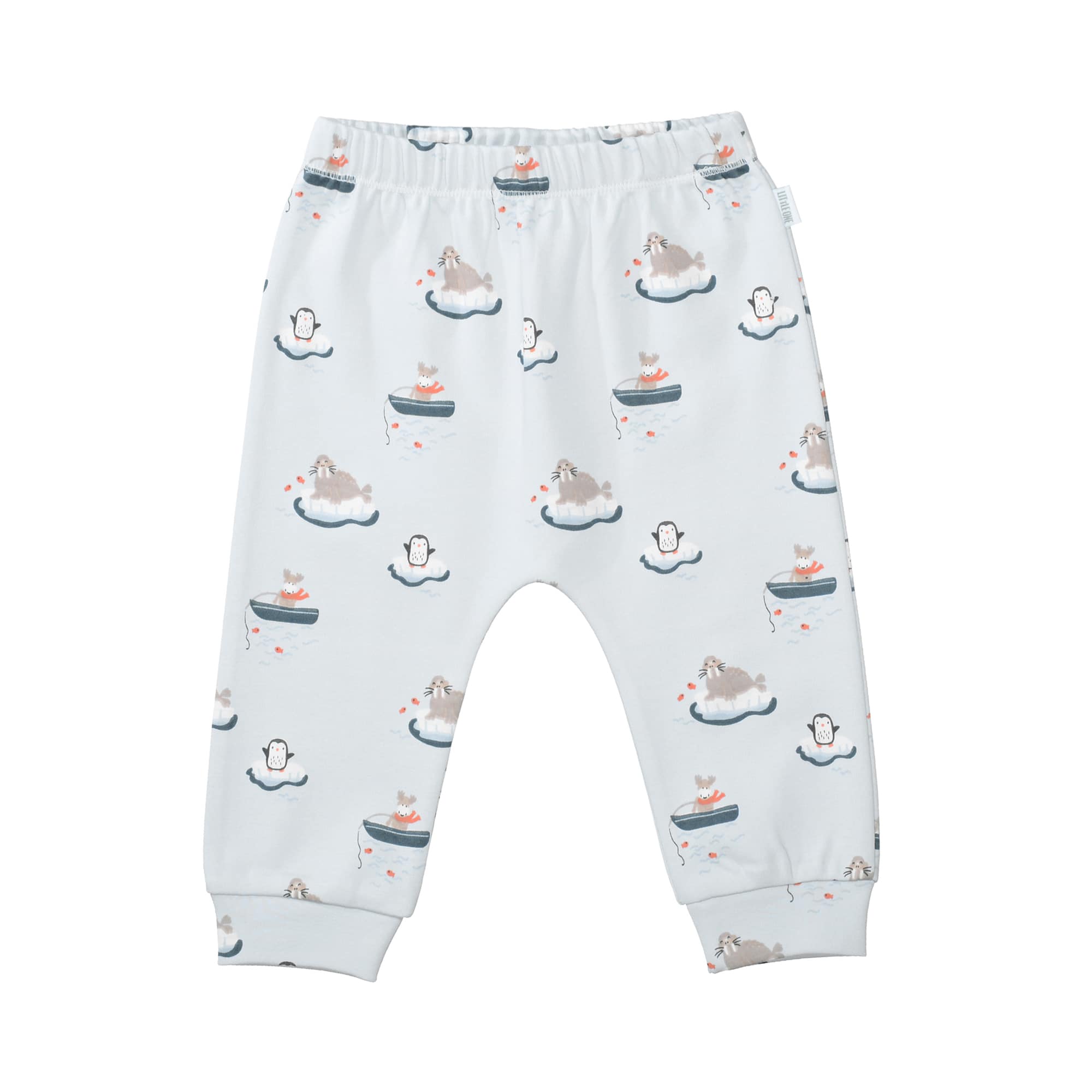 Leggings, LITTLE ONE, Blau – Besonderheit: aus 100% Bio-Baumwolle