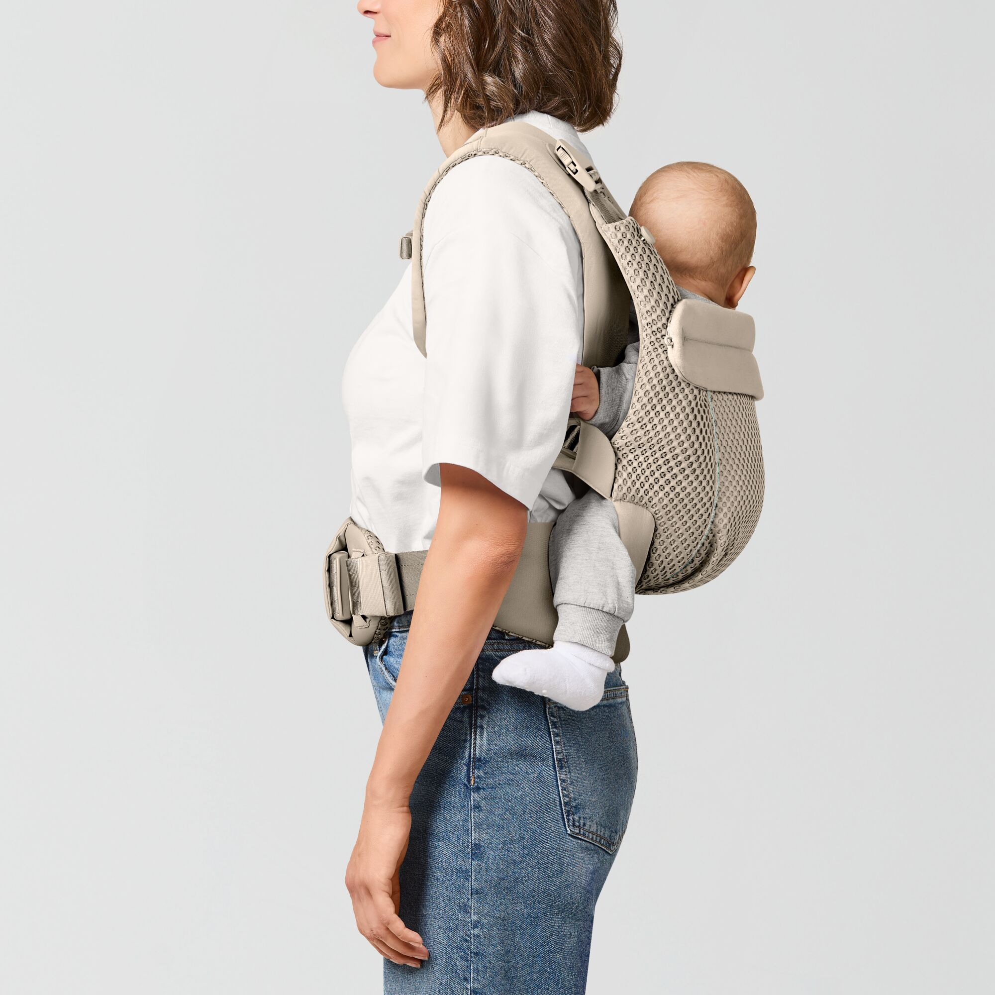 Babytragen Mesh, cybex, Beige – Produktansicht