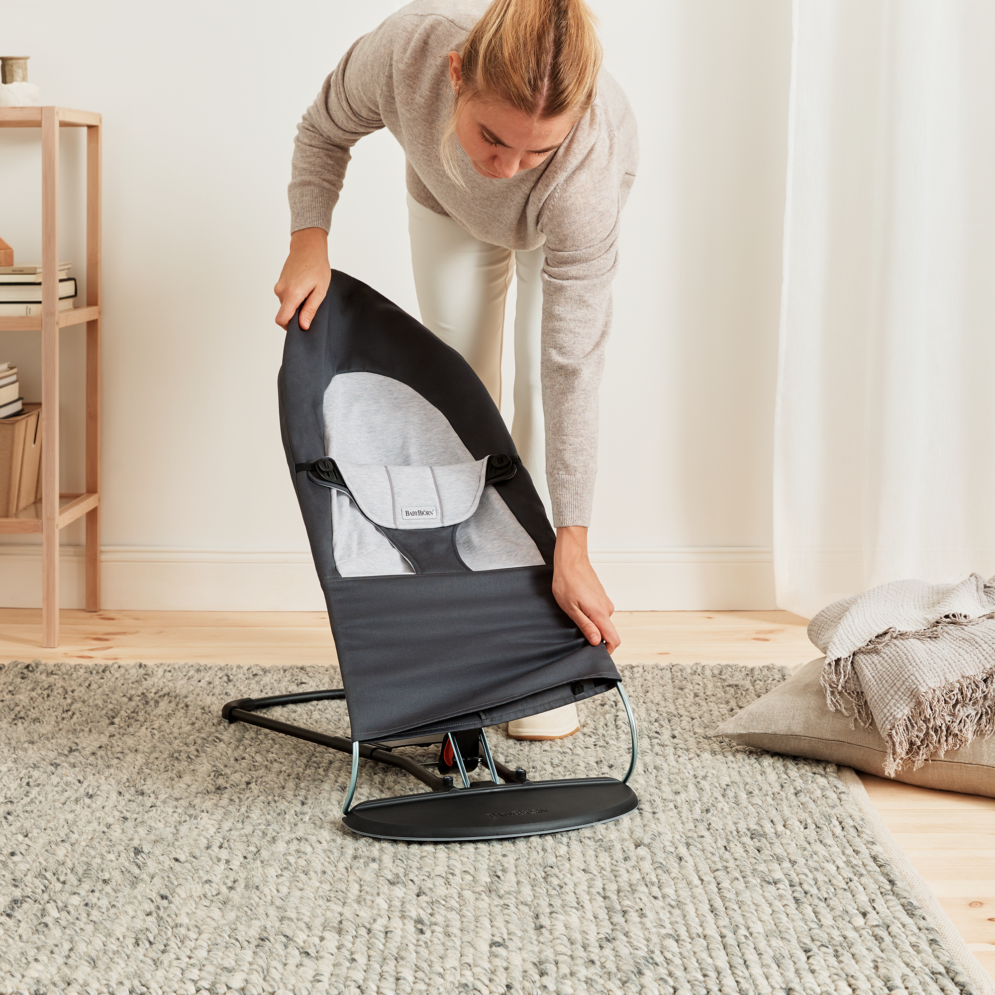 Wippen, BABYBJÖRN, Grau – Produktansicht