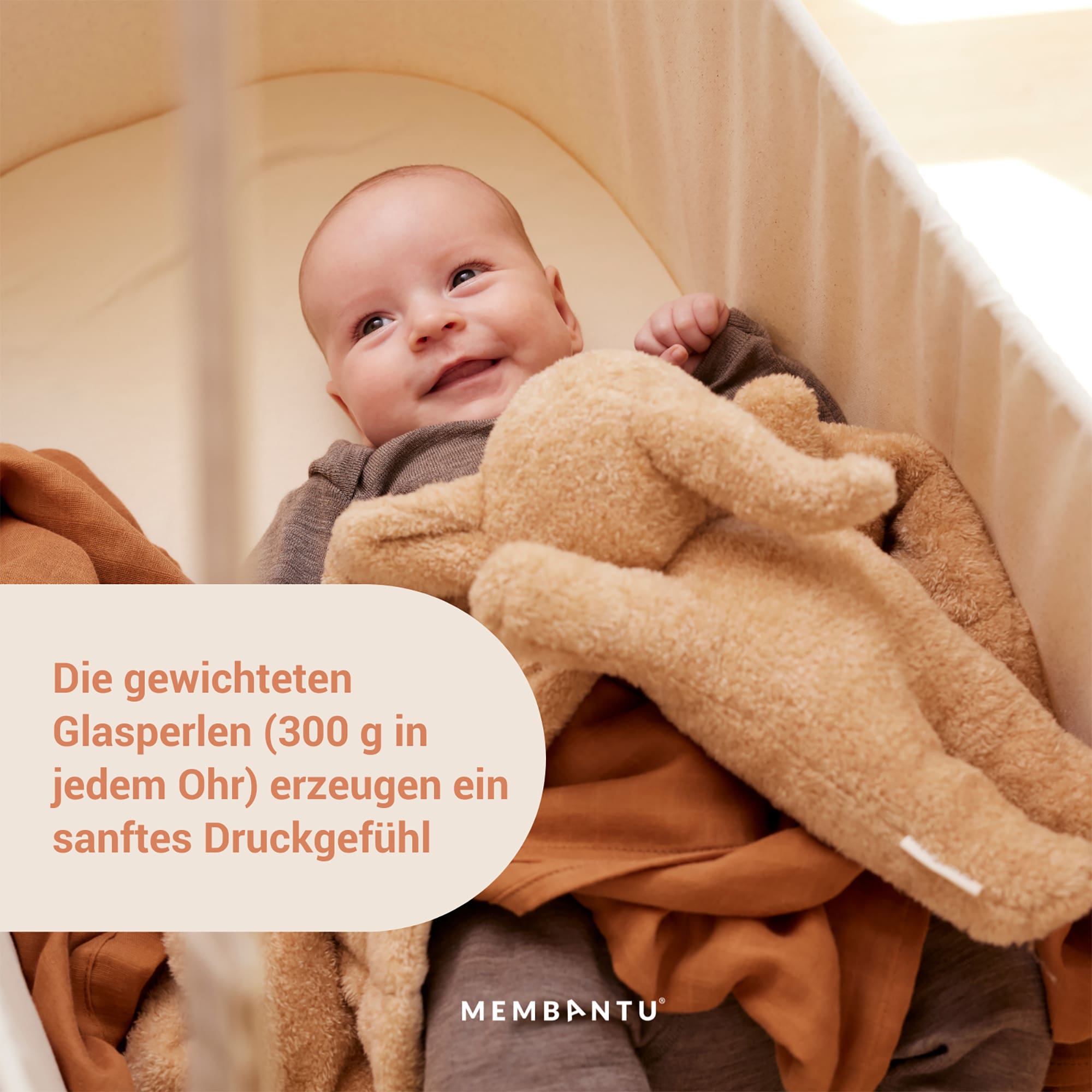 Kuscheltiere Elefanten, MEMBANTU, Grau – Produktansicht