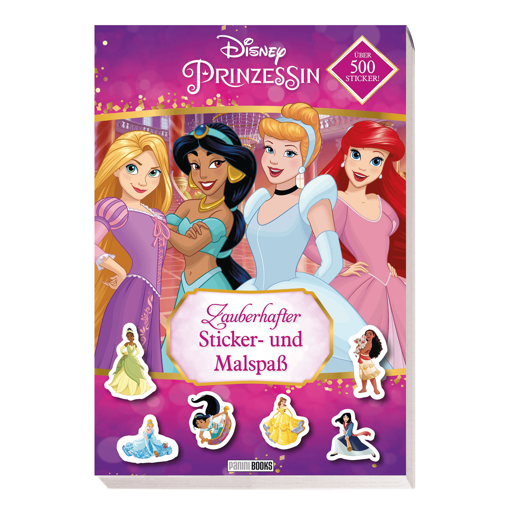 Disney Prinzessin - Zauberhafter Sticker- und Malspaß PANINI 2000584478606 1
