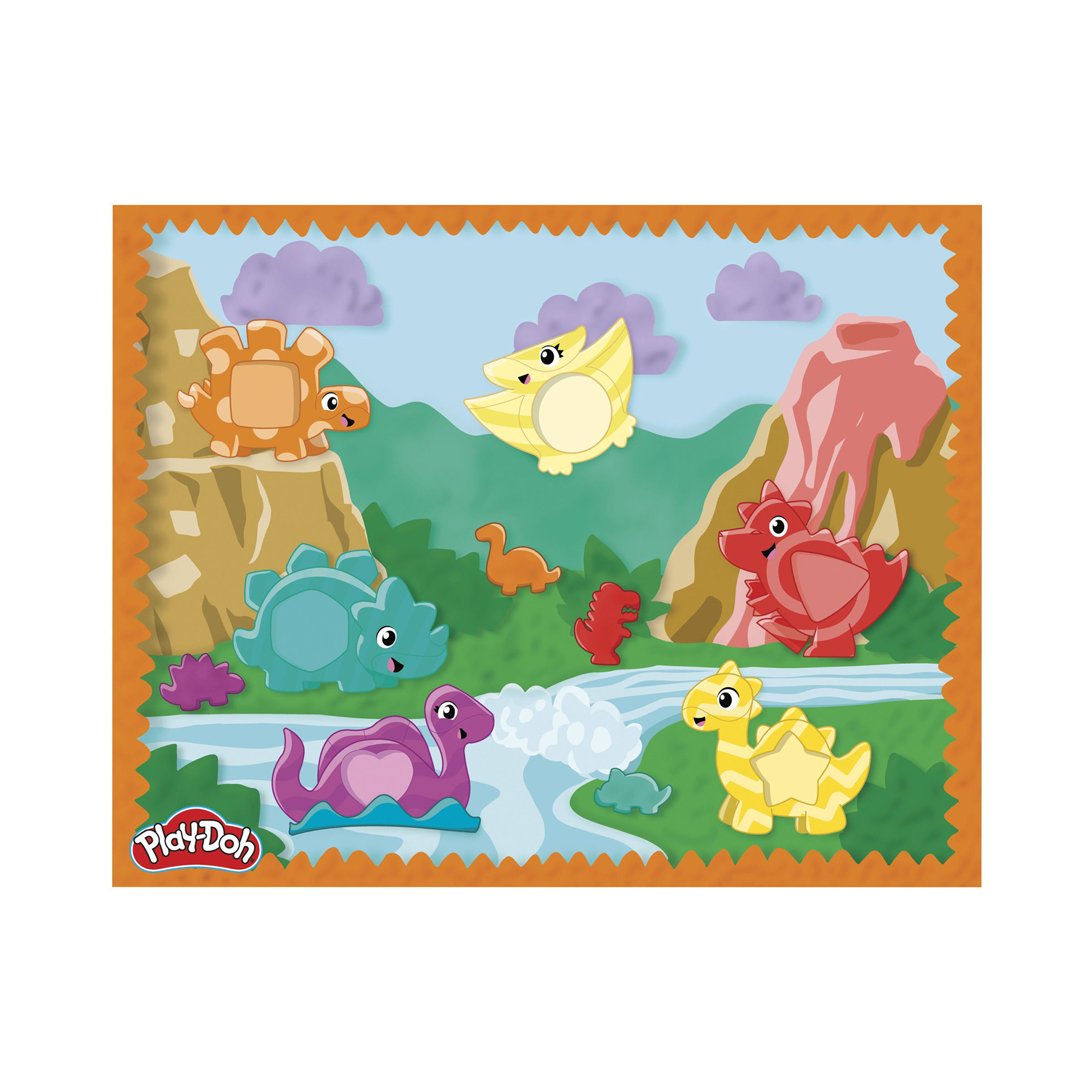Malen & Kneten, Play-Doh, Mehrfarbig – Produktansicht