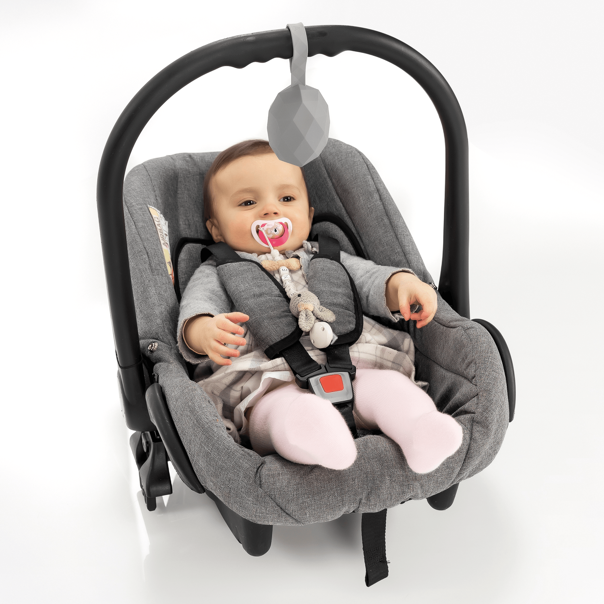 Schnullerboxen, LITTLE ONE, Grau – Produktansicht