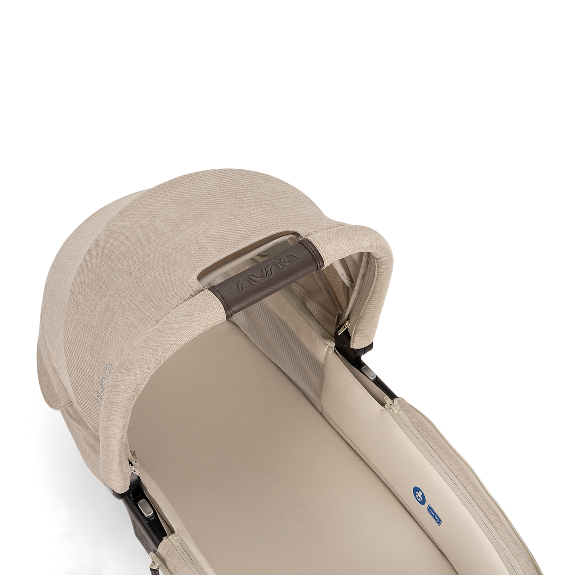 Kombi-Kinderwagen, nuna, Beige – Produktansicht