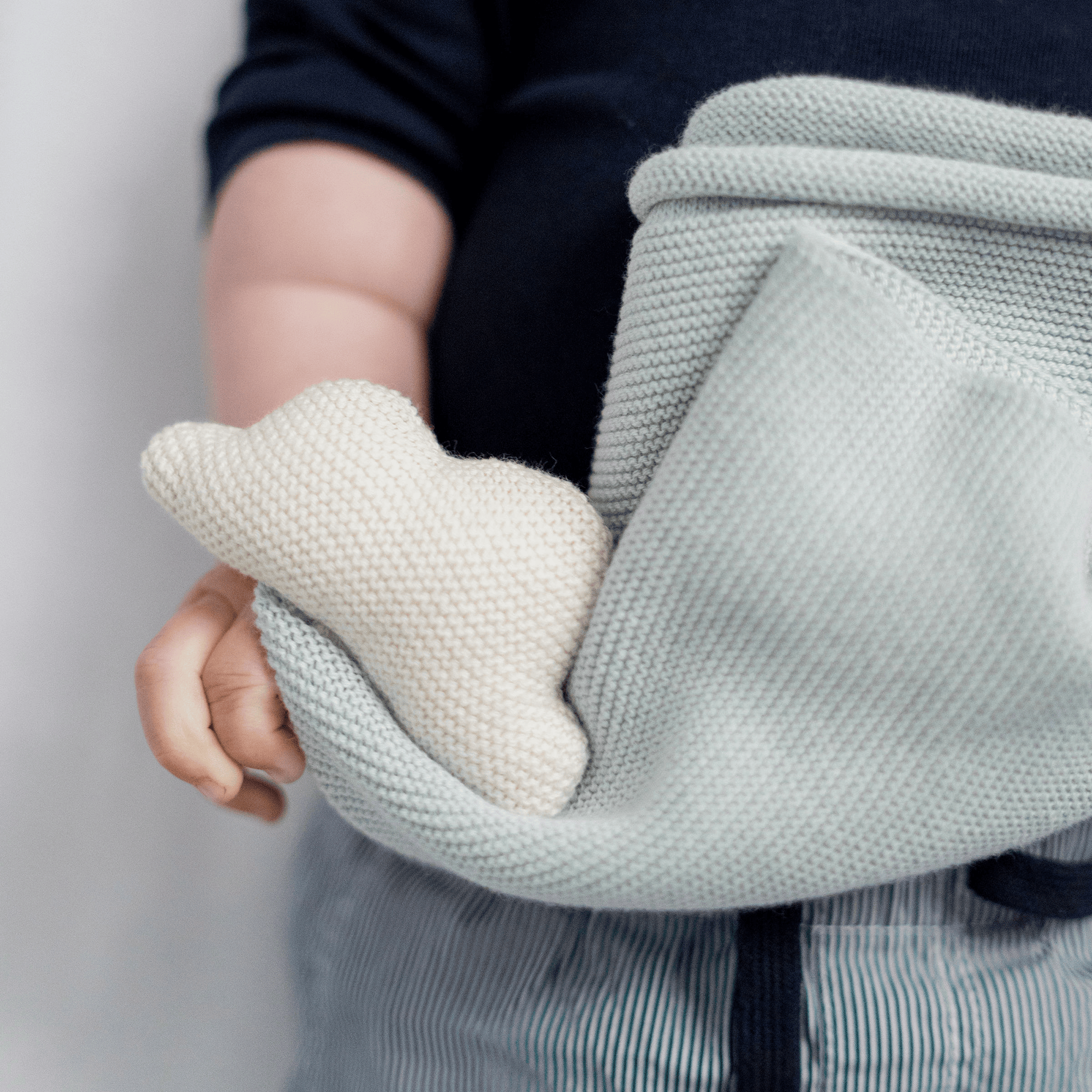 Schmusetücher, KINDSGUT, Blau – Produktansicht