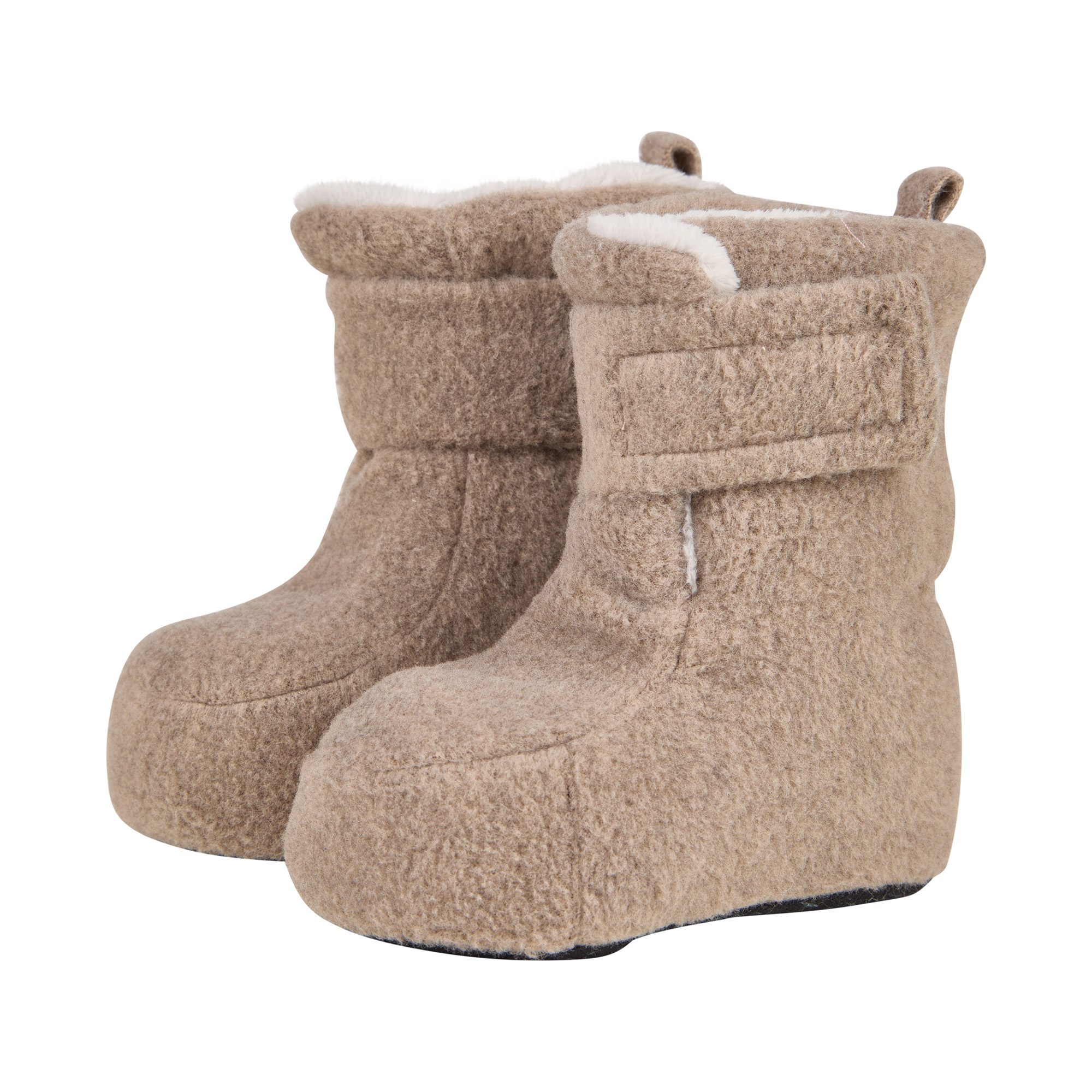 Winterschuhe, Sterntaler, Braun – Besonderheit: aus Microfleece mit Teddyfutter