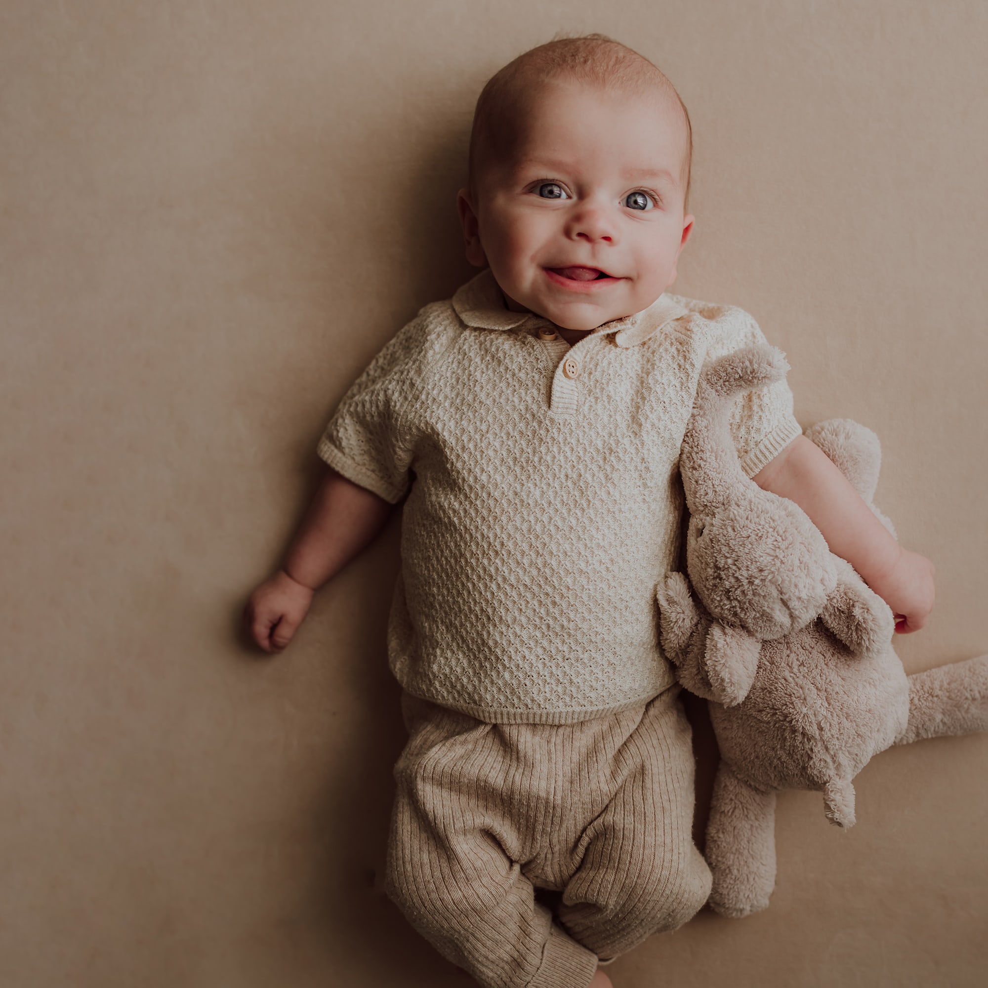 Kuscheltiere Elefanten, Flow Amsterdam, Beige – Produktansicht