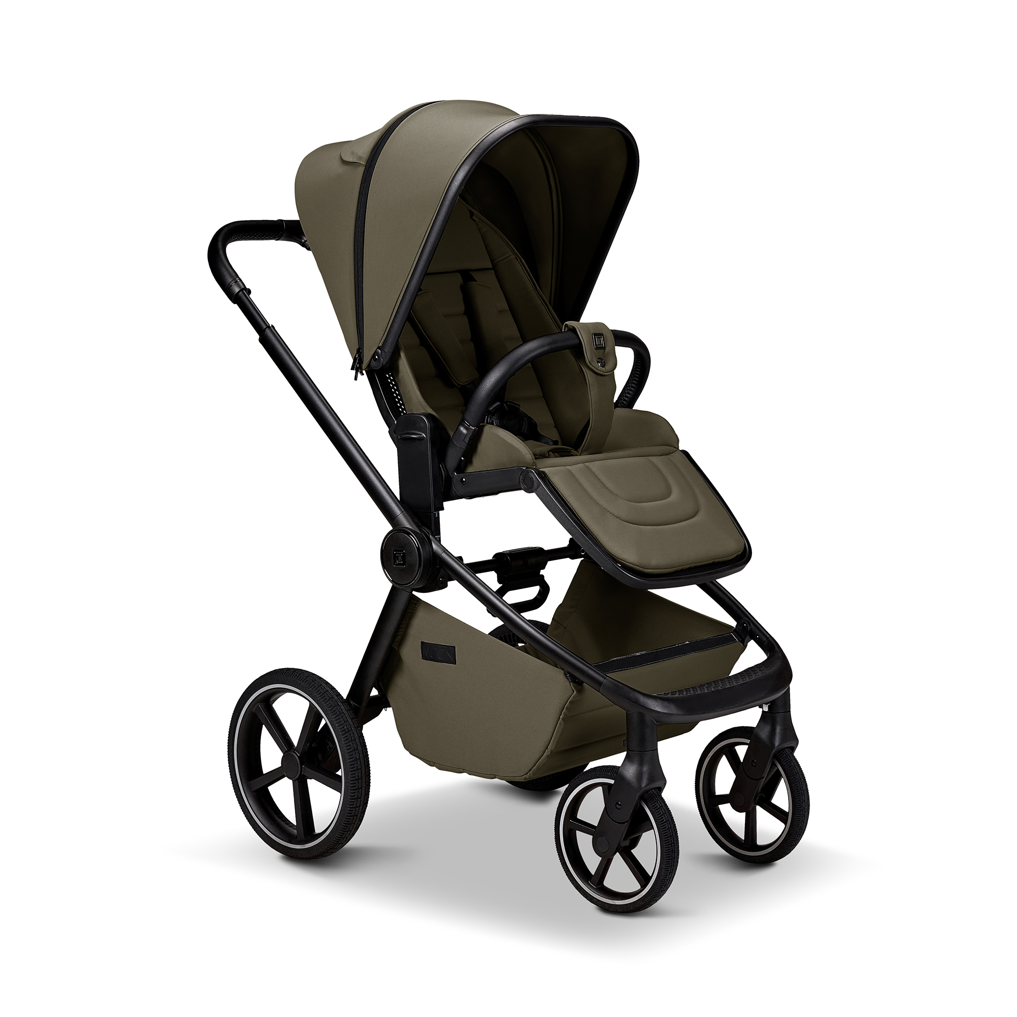 Kombi-Kinderwagen, MOON, Grün – Produktansicht