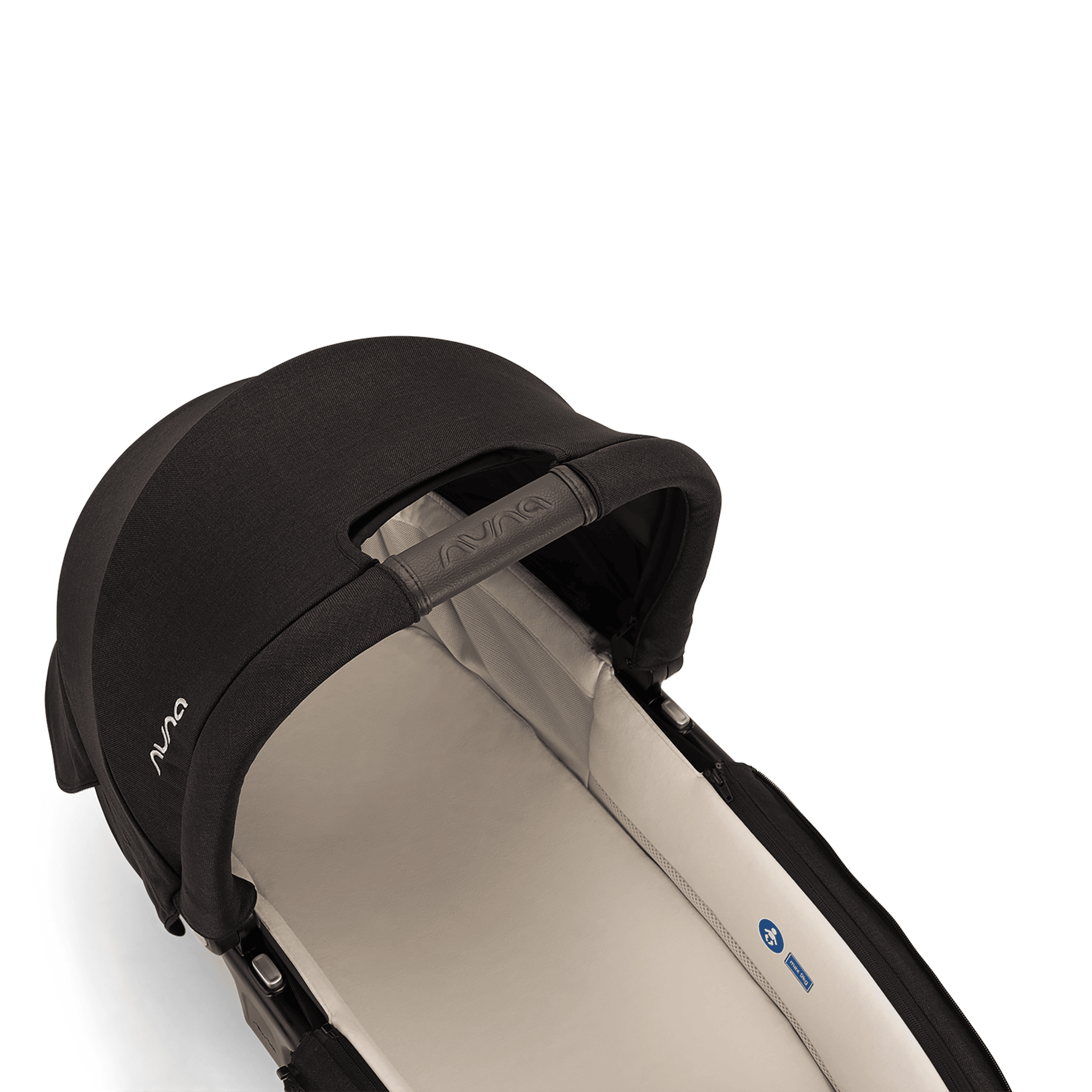 Kombi-Kinderwagen, nuna, Schwarz – Produktansicht