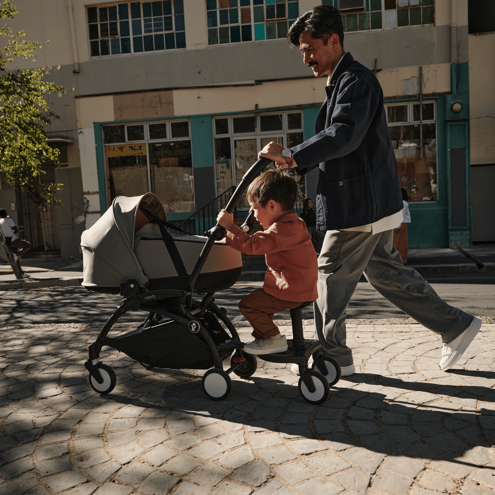 Kombi-Kinderwagen, STOKKE, Schwarz – Produktansicht