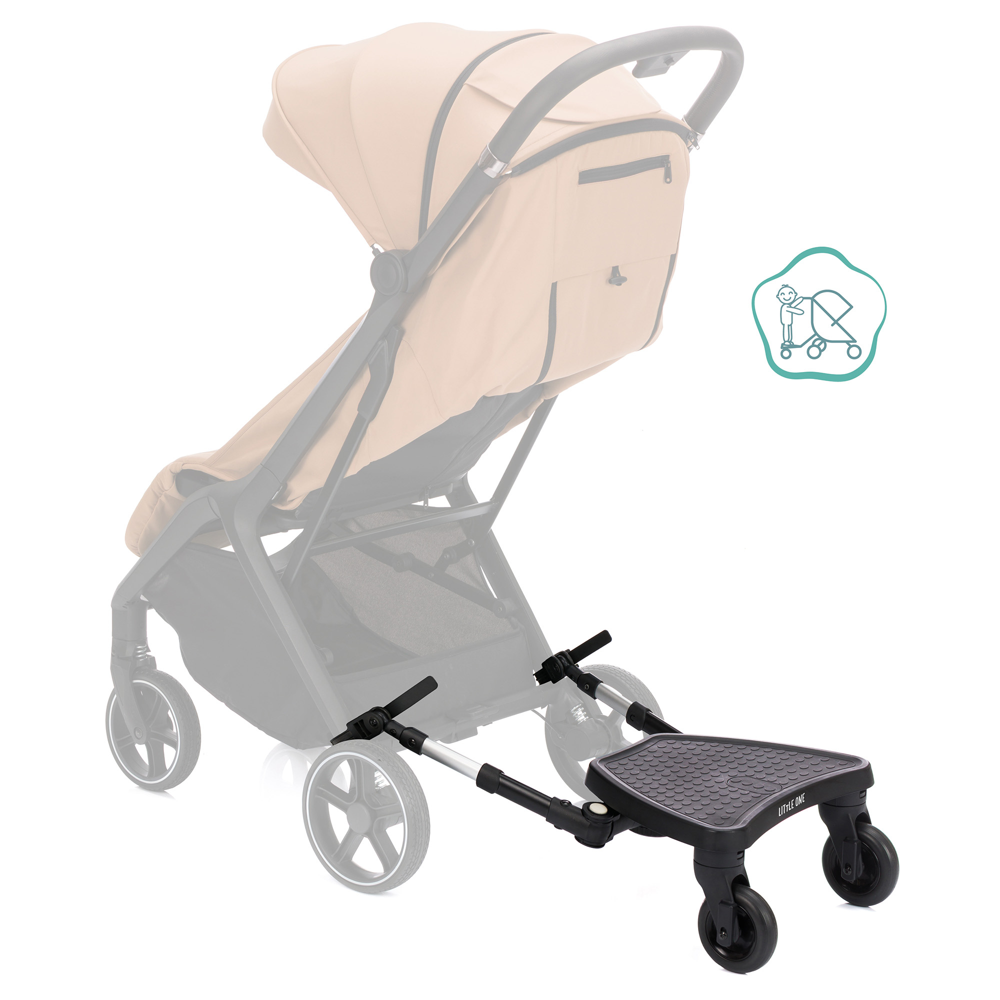 Buggyboards, LITTLE ONE, Schwarz – Produktansicht