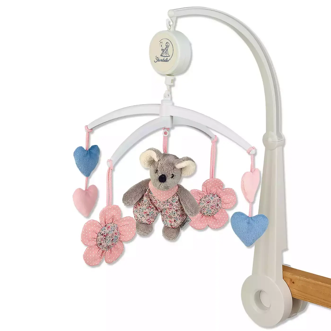 Mobile Mabel Sterntaler Weiß Blau Grau Weiß Pink Rosa 2000578525606 1