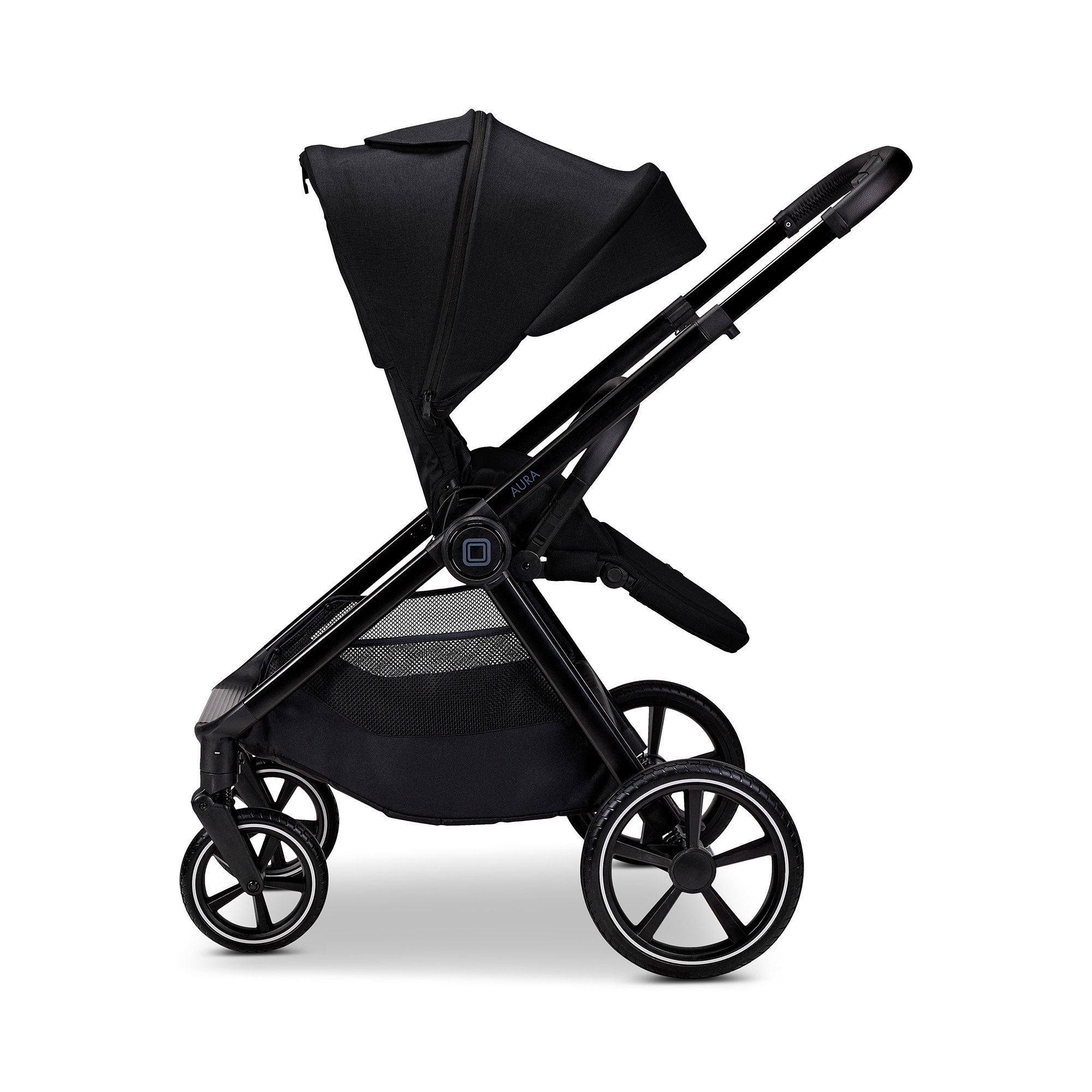 Kinderwagen Komplettsets, MOON, Schwarz – Produktansicht