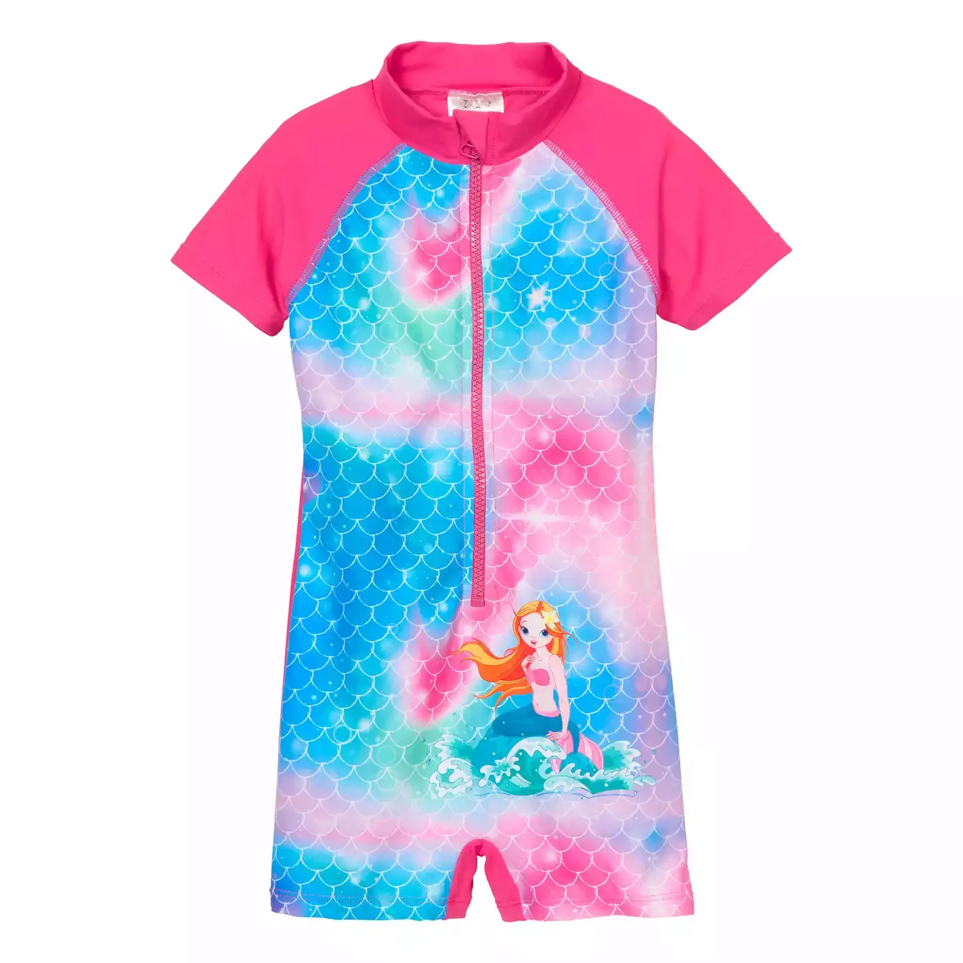 UV-Schutz-Einteiler Meerjungfrau Playshoes Rosa Pink M2000578110000 1