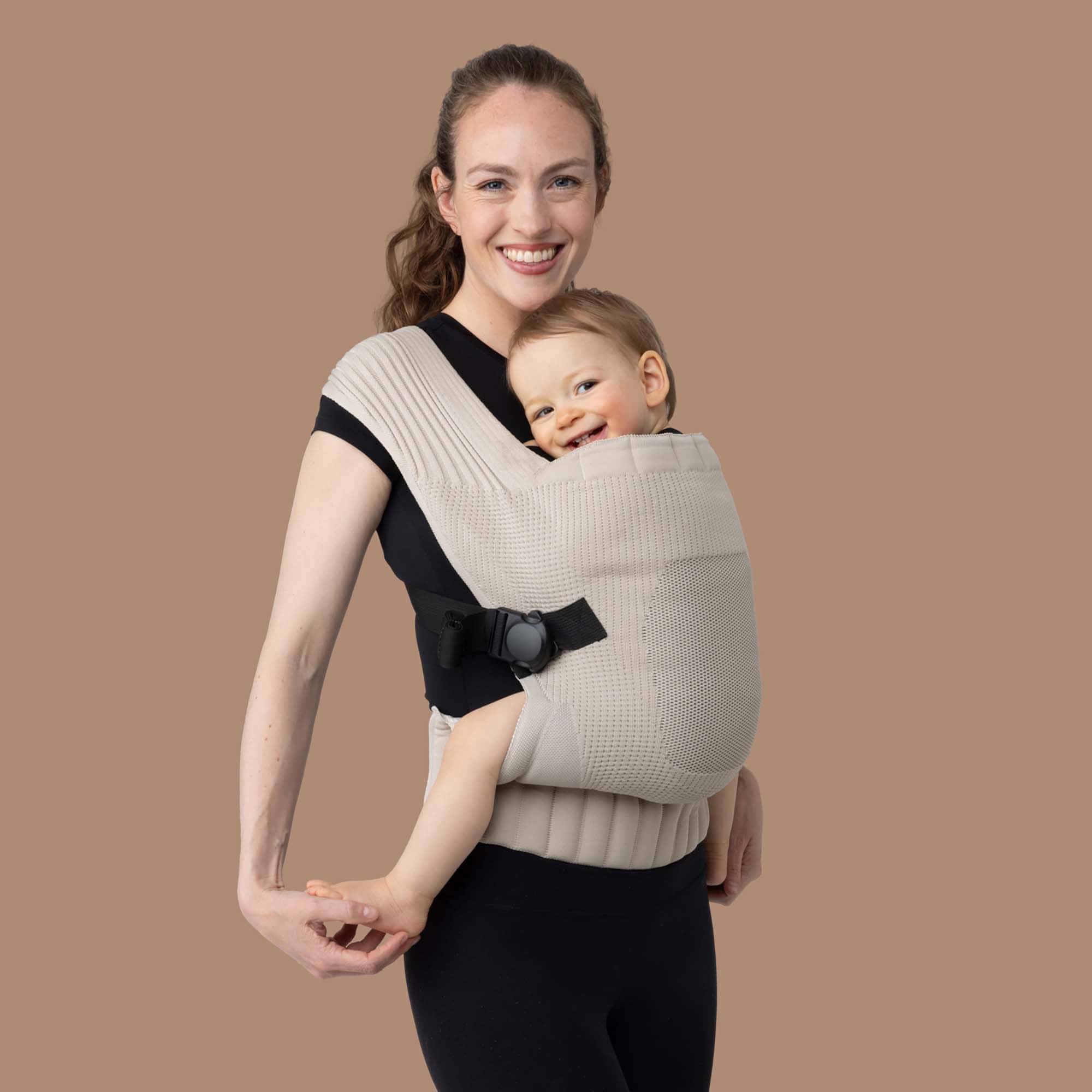 Babytragen, FLYBABY, Beige – Produktansicht