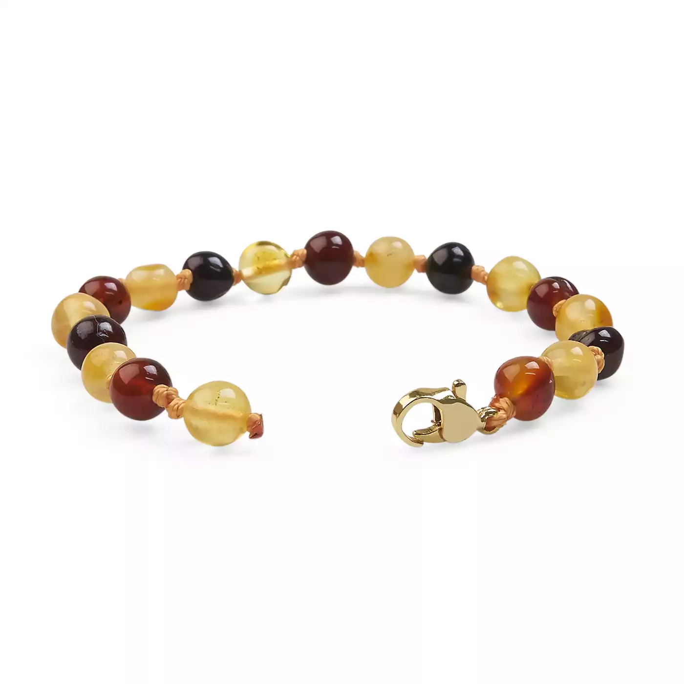 Bernsteinketten, GRÜNSPECHT, Mehrfarbig – Produktansicht