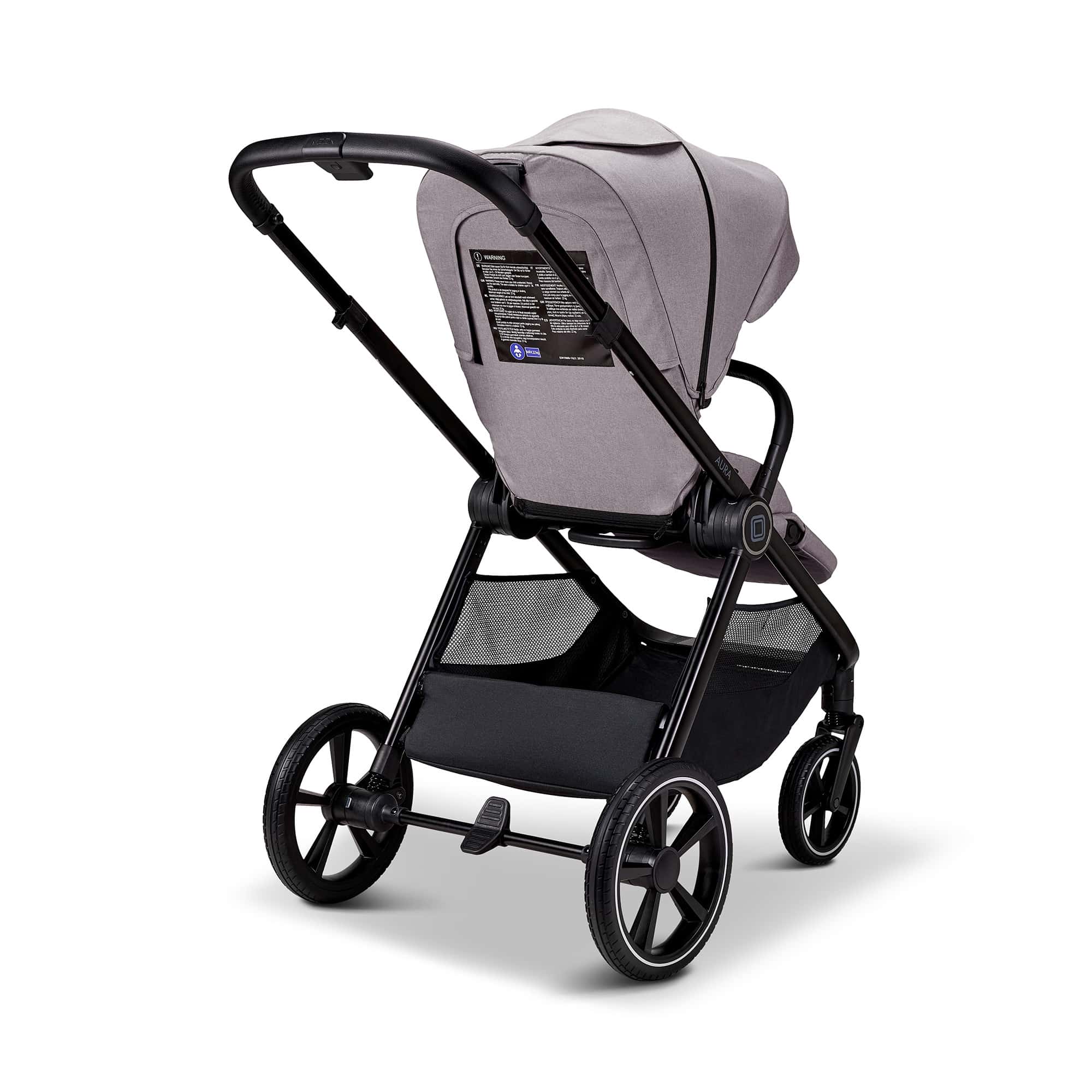 Kombi-Kinderwagen, MOON, Grau – Produktansicht