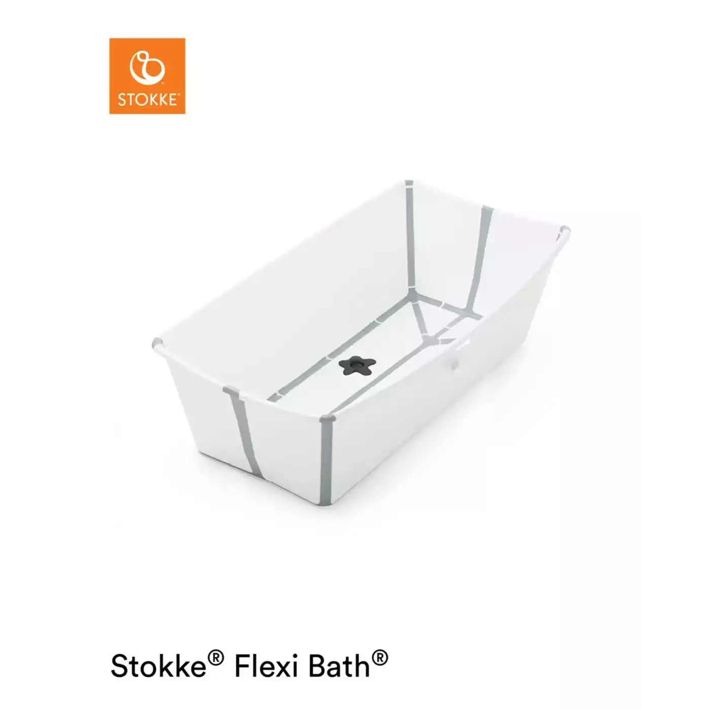 Flexi Bath® XL White mit hitzeempfindlichem Stöpsel STOKKE Weiß 2000576966609 3