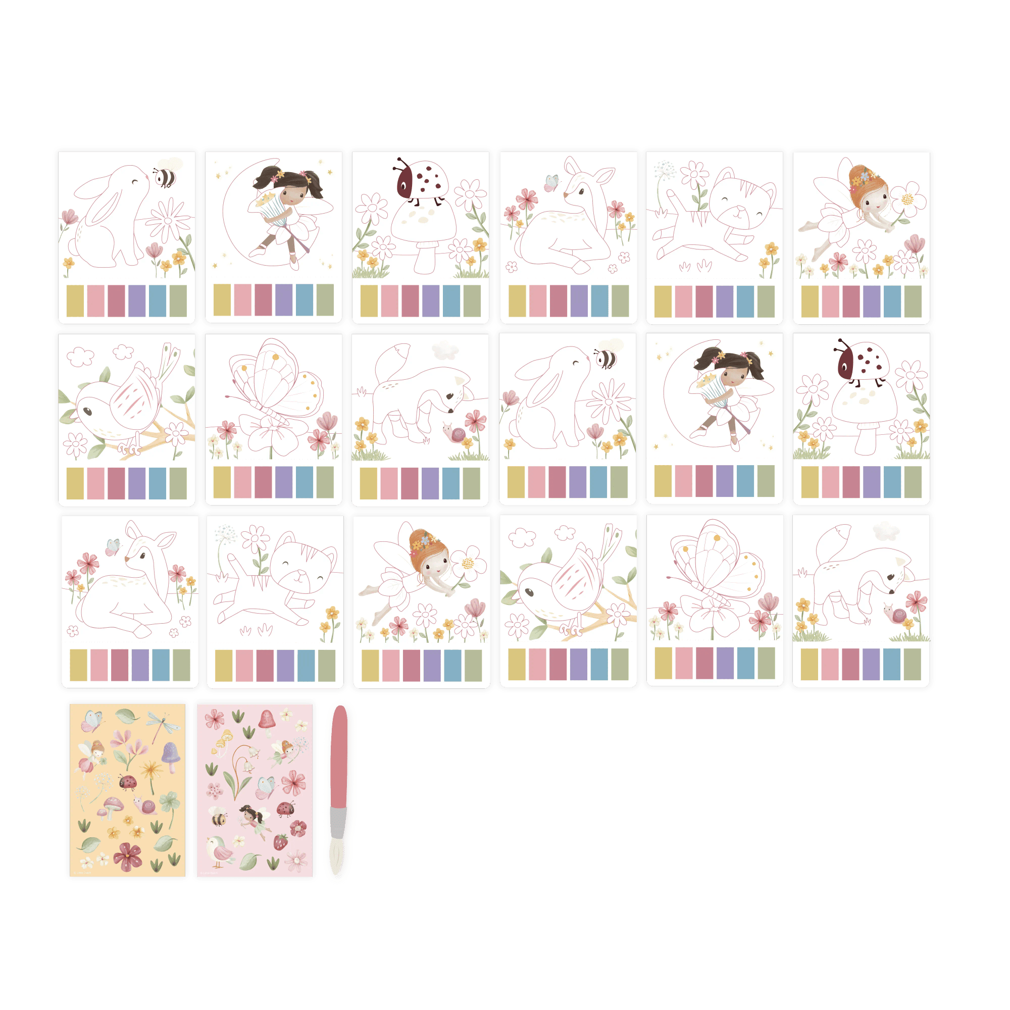 Malen & Kneten, LITTLE DUTCH, Pink – Produktansicht