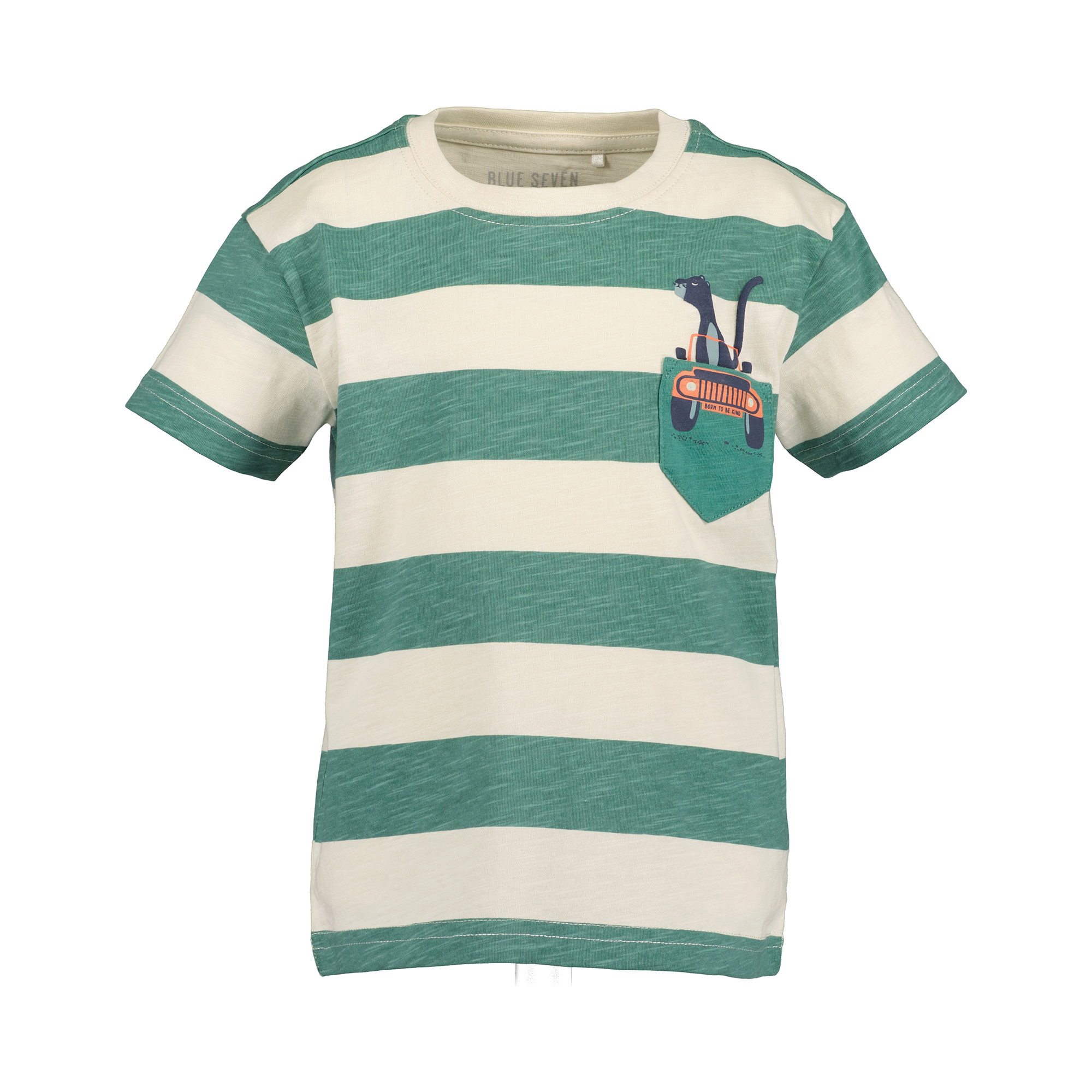 Kurzarmshirts, blue seven, Beige – Besonderheit: aus 100% Baumwolle