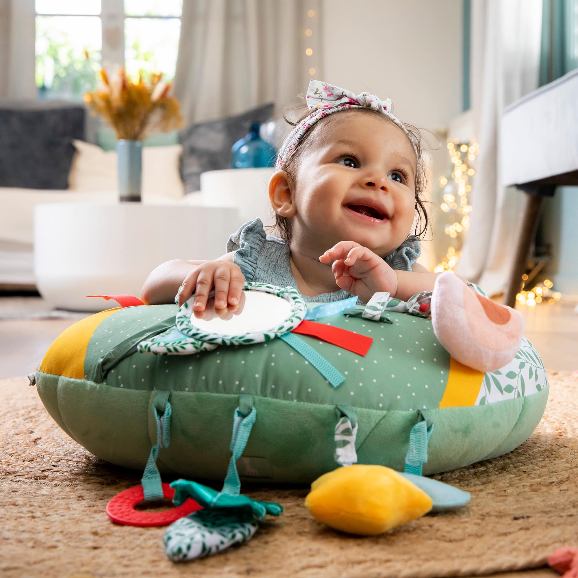 Kuschelkissen, SOPHIE GIRAFE, Mehrfarbig – Produktansicht