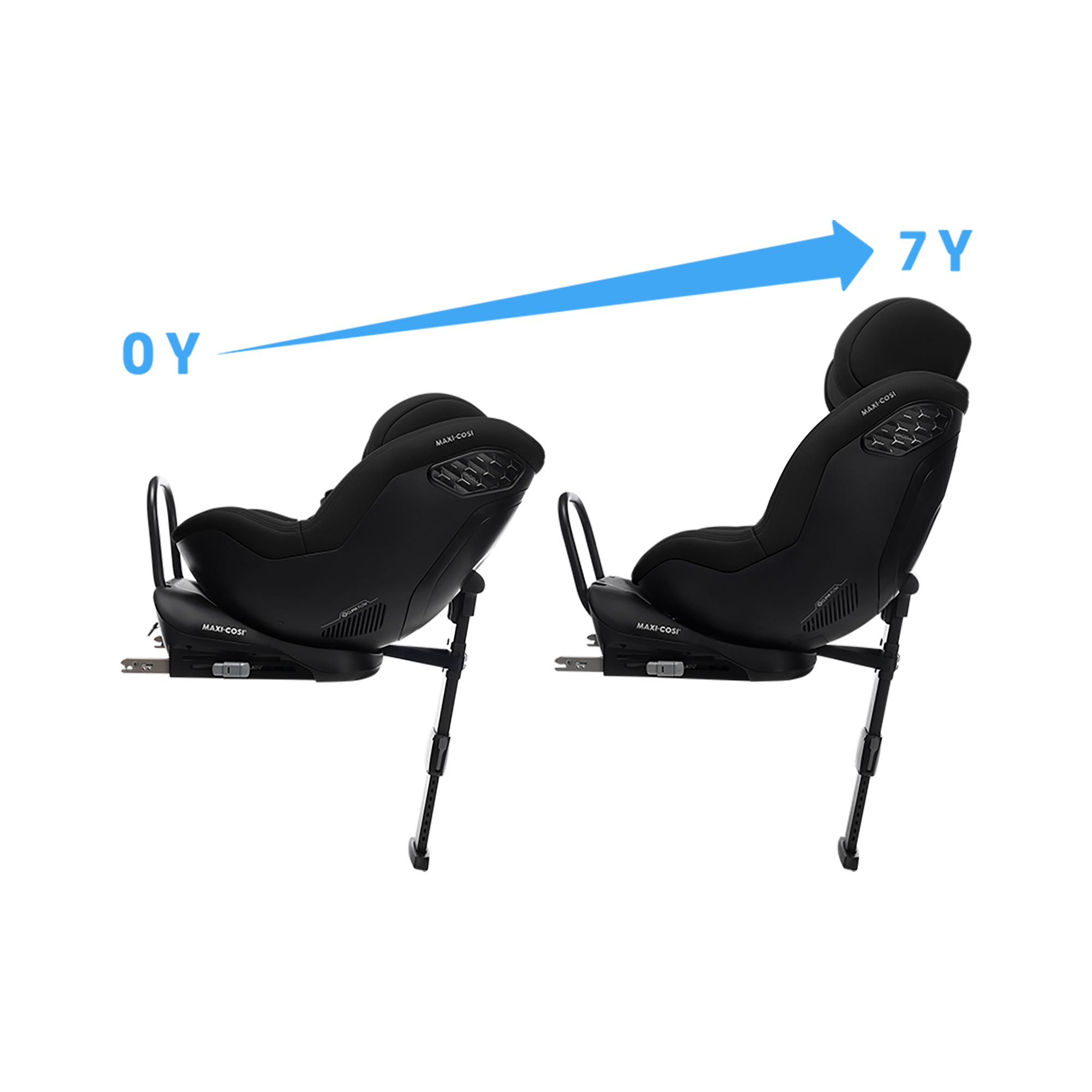 Reboarder 0-18 kg, Gruppe 0+/1, MAXI-COSI Premium, Schwarz – Produktansicht