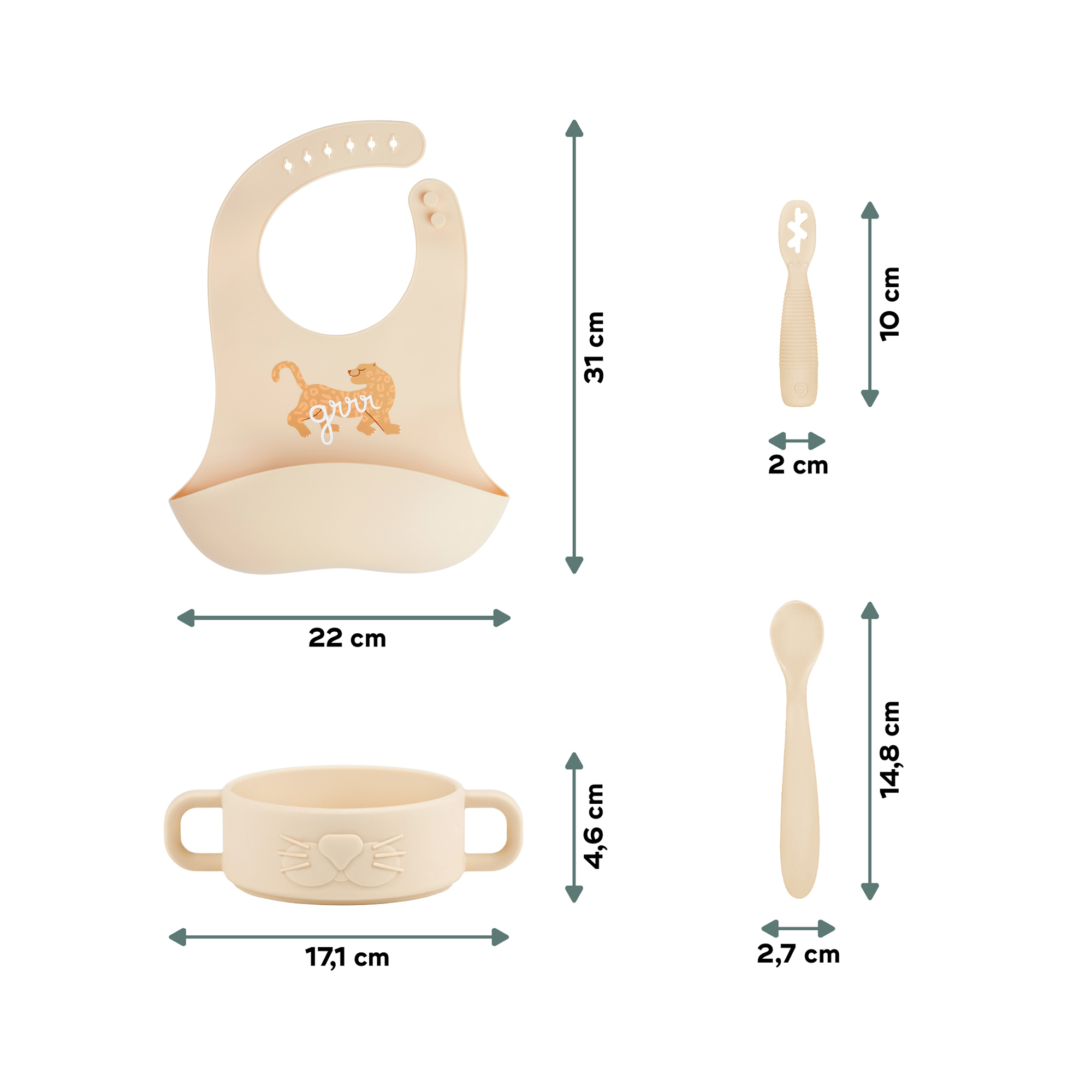 Besteck & Geschirr, babymoov, Beige – Produktansicht
