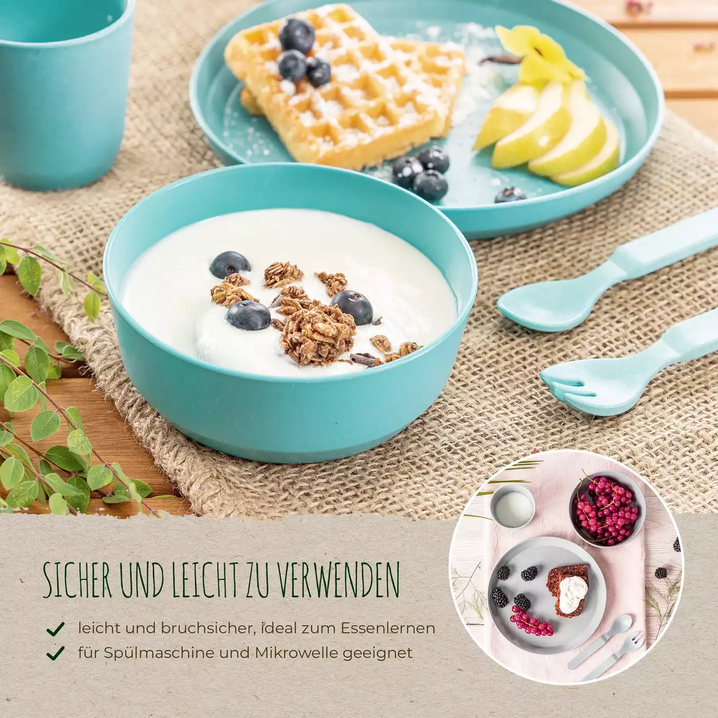 Besteck & Geschirr, reer, Mehrfarbig – Produktansicht