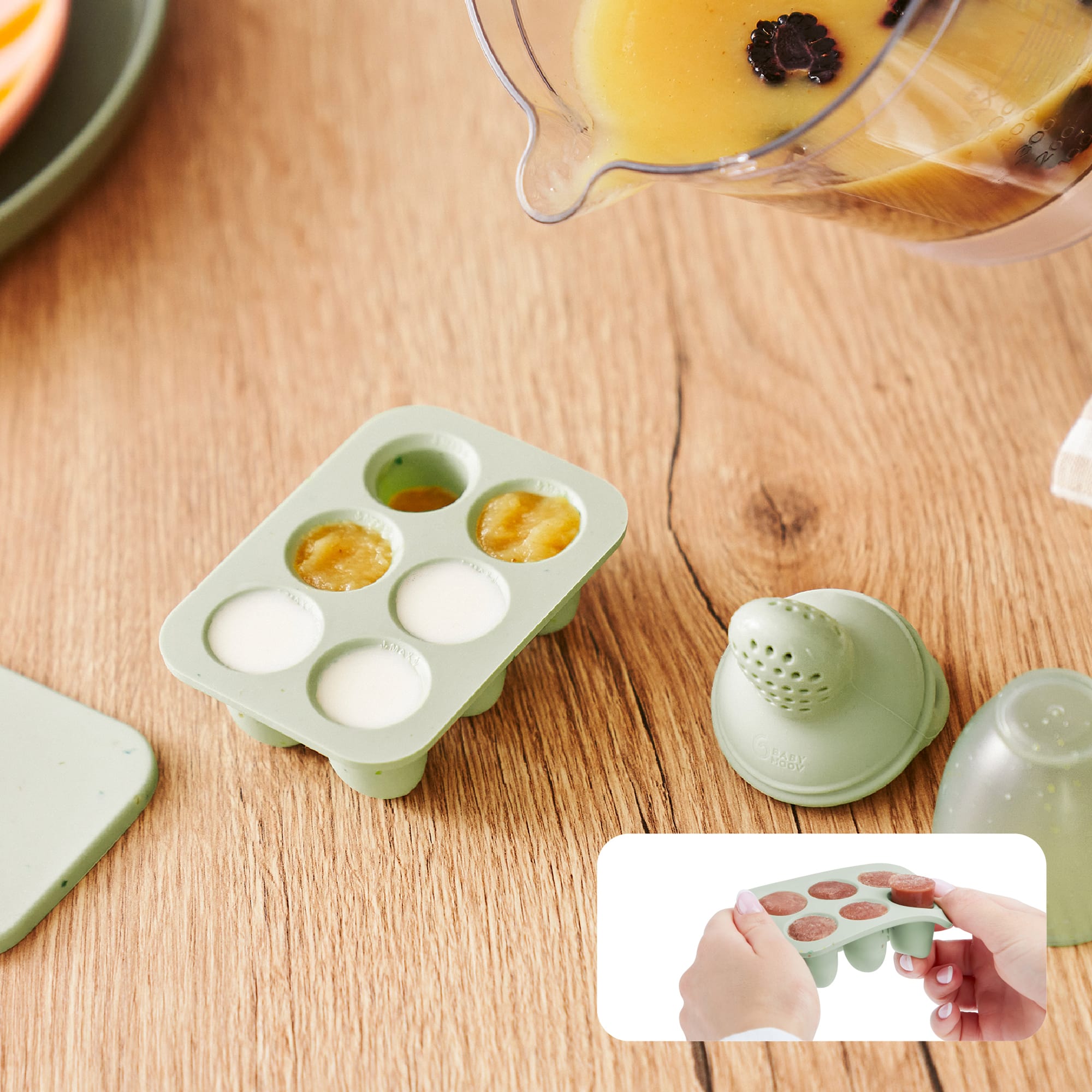 Nahrungsbehälter, babymoov, Mehrfarbig – Produktansicht