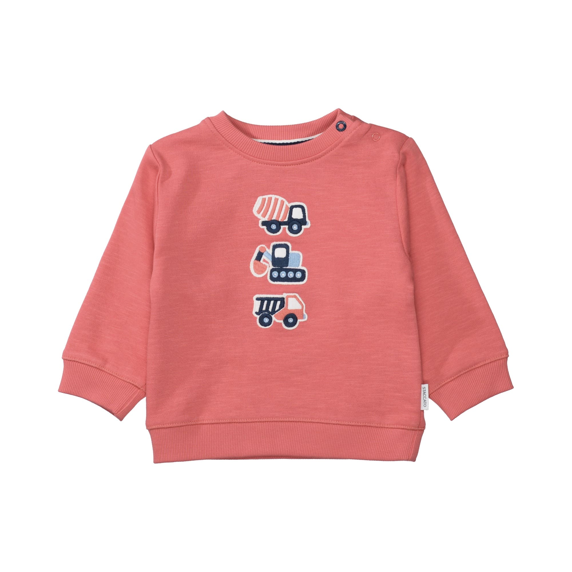 Pullover & Sweatshirts, STACCATO, Rot – Besonderheit: aus 100% Baumwolle