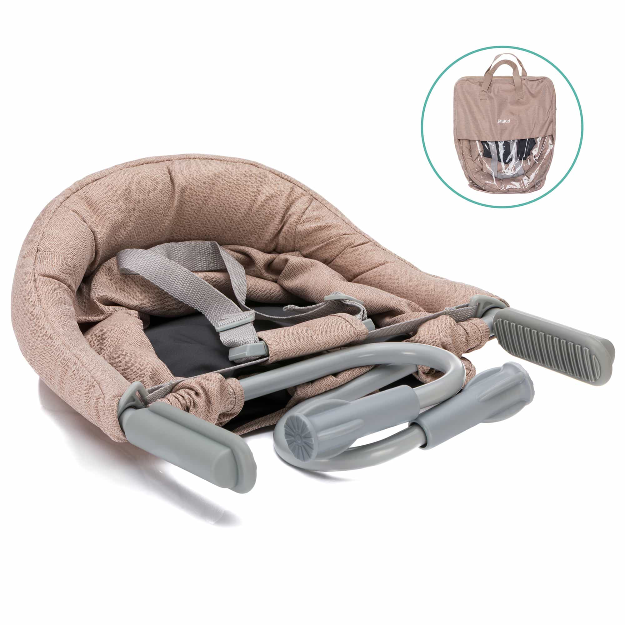 Reisehochstühle, fillikid, Beige – Produktansicht