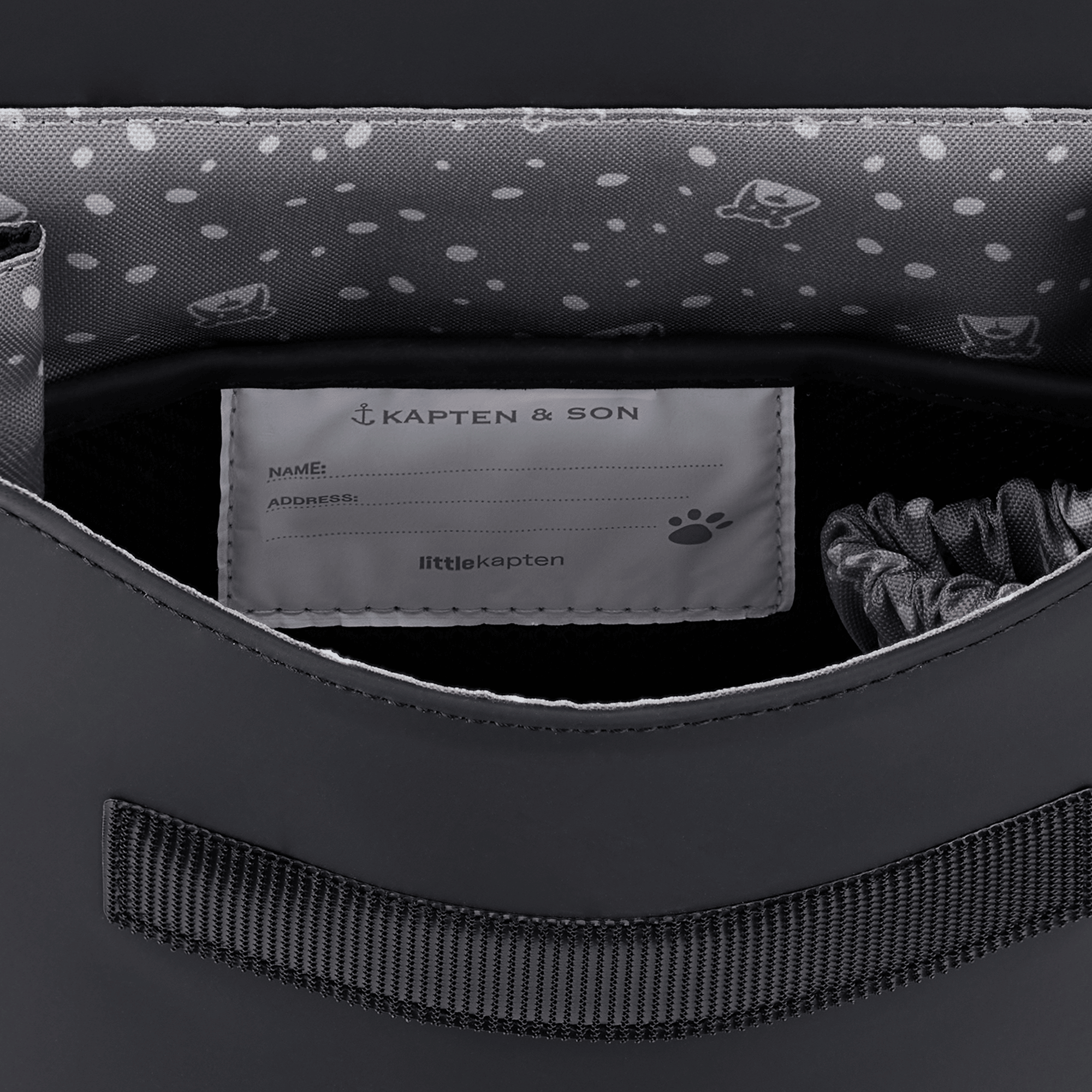 Kinderrucksäcke, KAPTEN & SON, Schwarz – Produktansicht