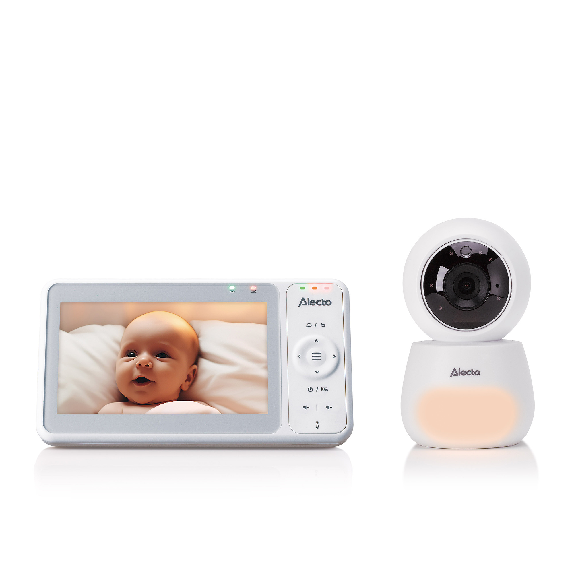 Video Babyphone, Alecto baby, Weiß – Produktansicht