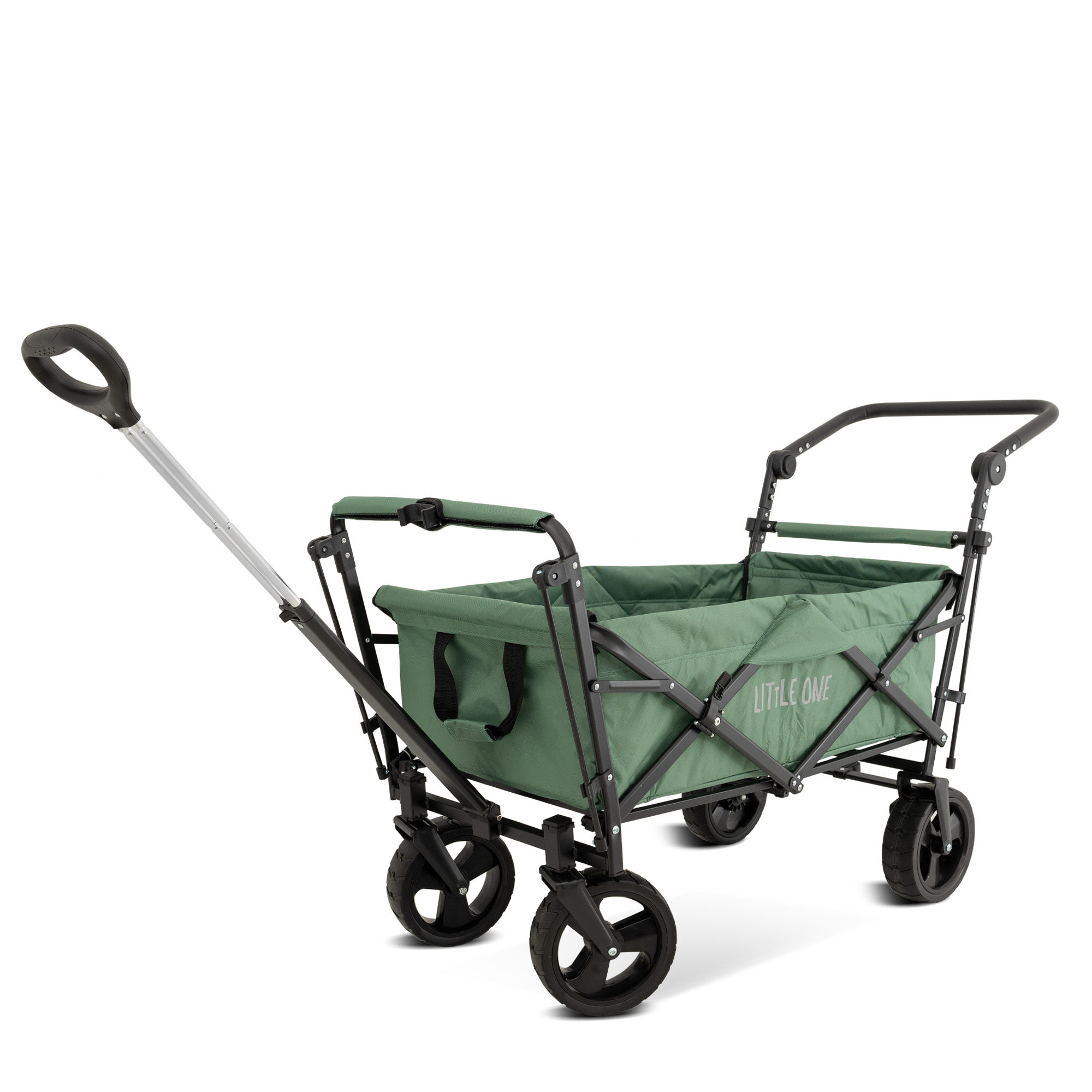 Bollerwagen, LITTLE ONE, Grün – Produktansicht