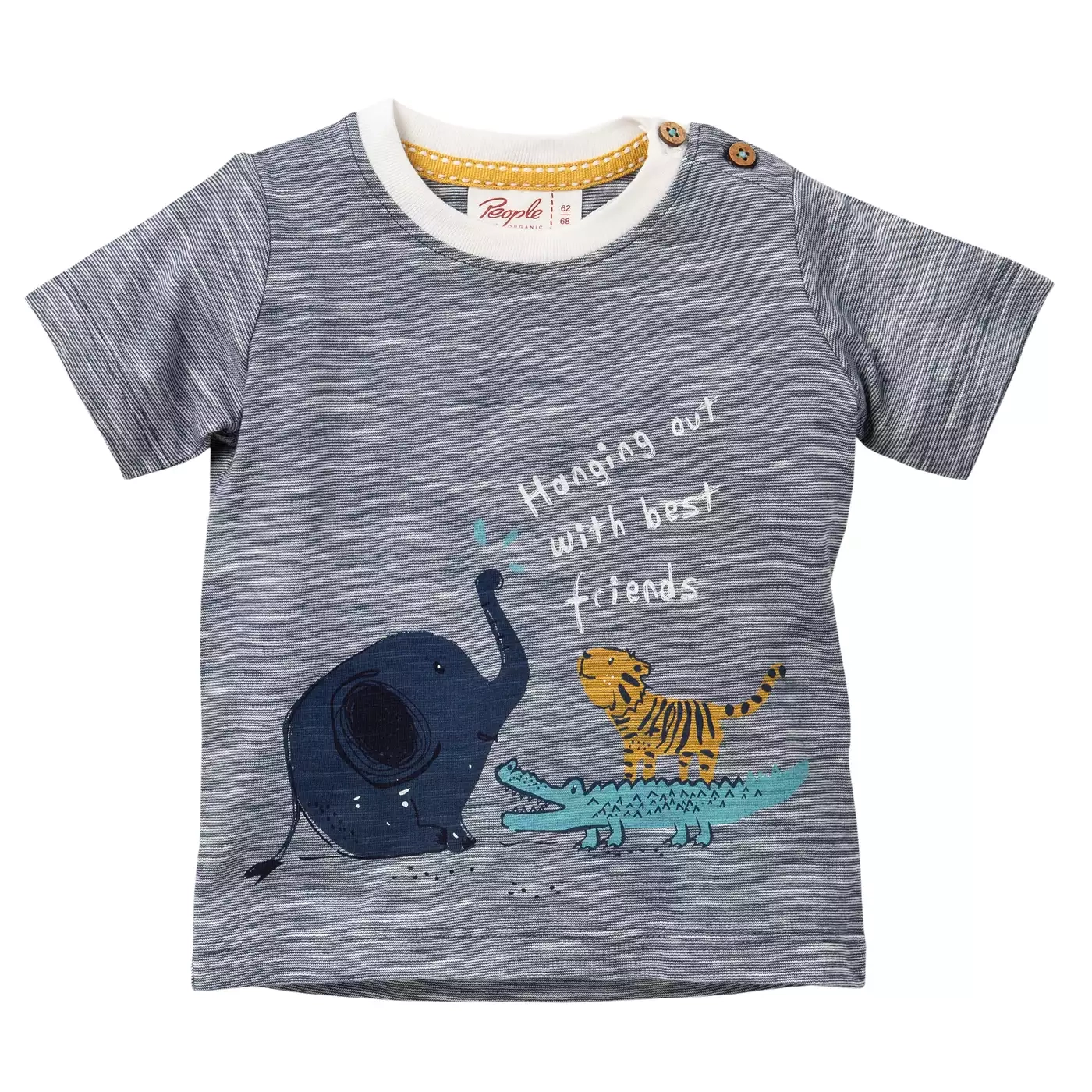 Kurzarmshirts, People Wear Organic - o – Produktansicht