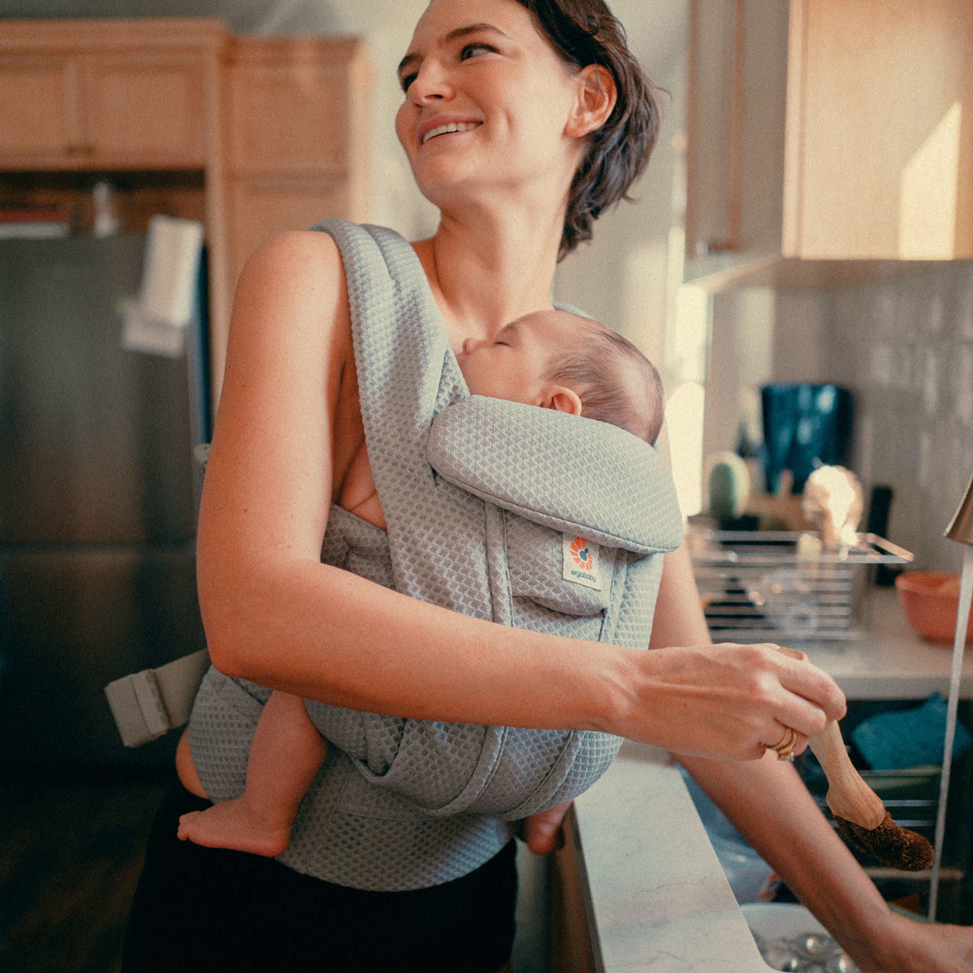 Fullbuckle Tragen, ERGObaby, Grau – Produktansicht