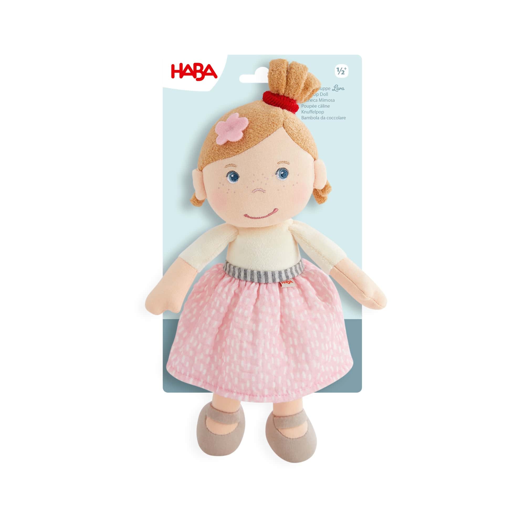 Puppen & Puppenwagen, HABA, Pink – Produktansicht