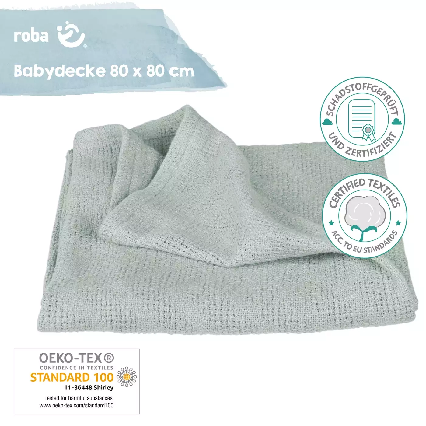 Kuscheldecken, roba, Grün – Produktansicht