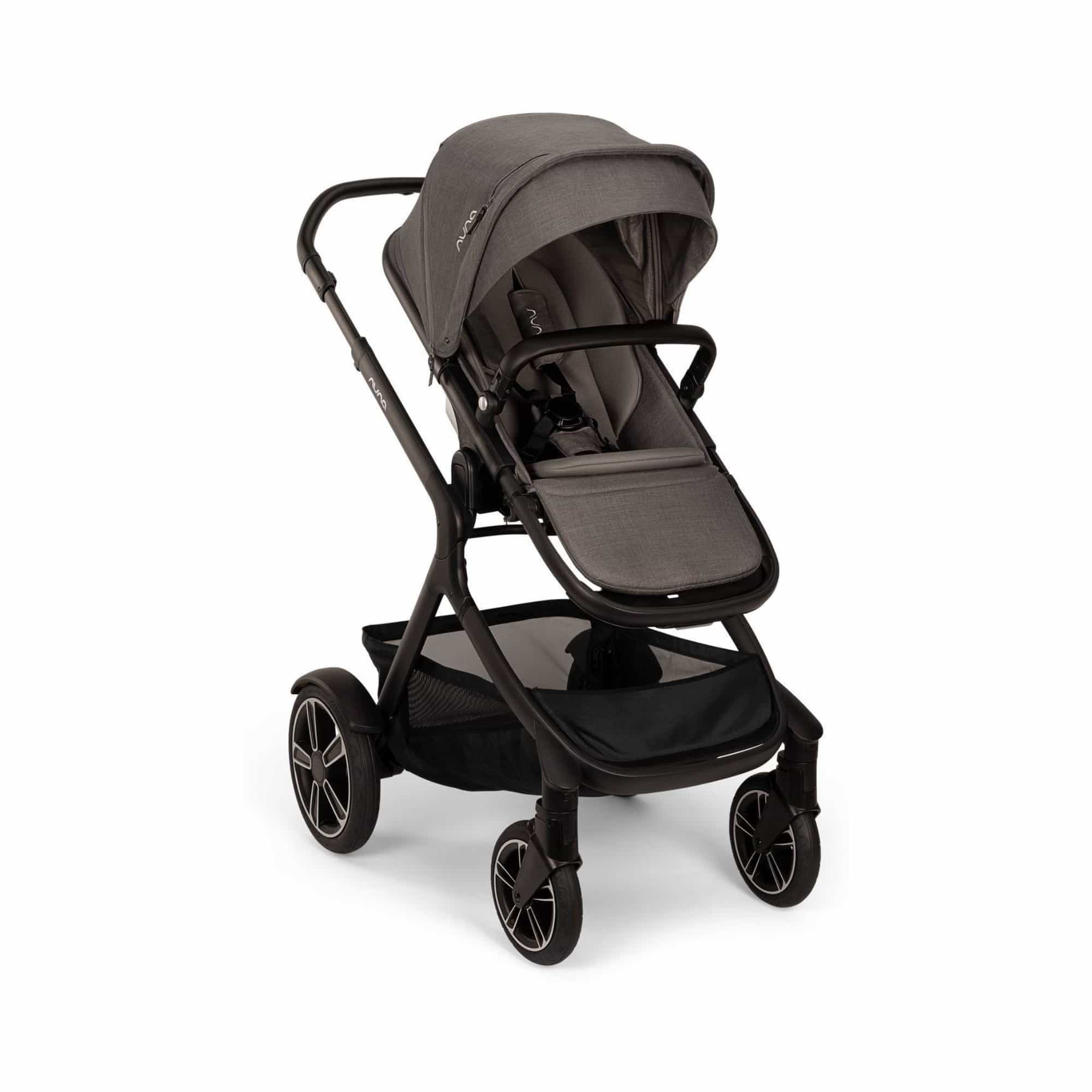 Kombi-Kinderwagen, nuna, Grau – Besonderheit: Kinderwagen – geeignet ab 6 Monate bis ca. 5 Jahre (22 kg)
