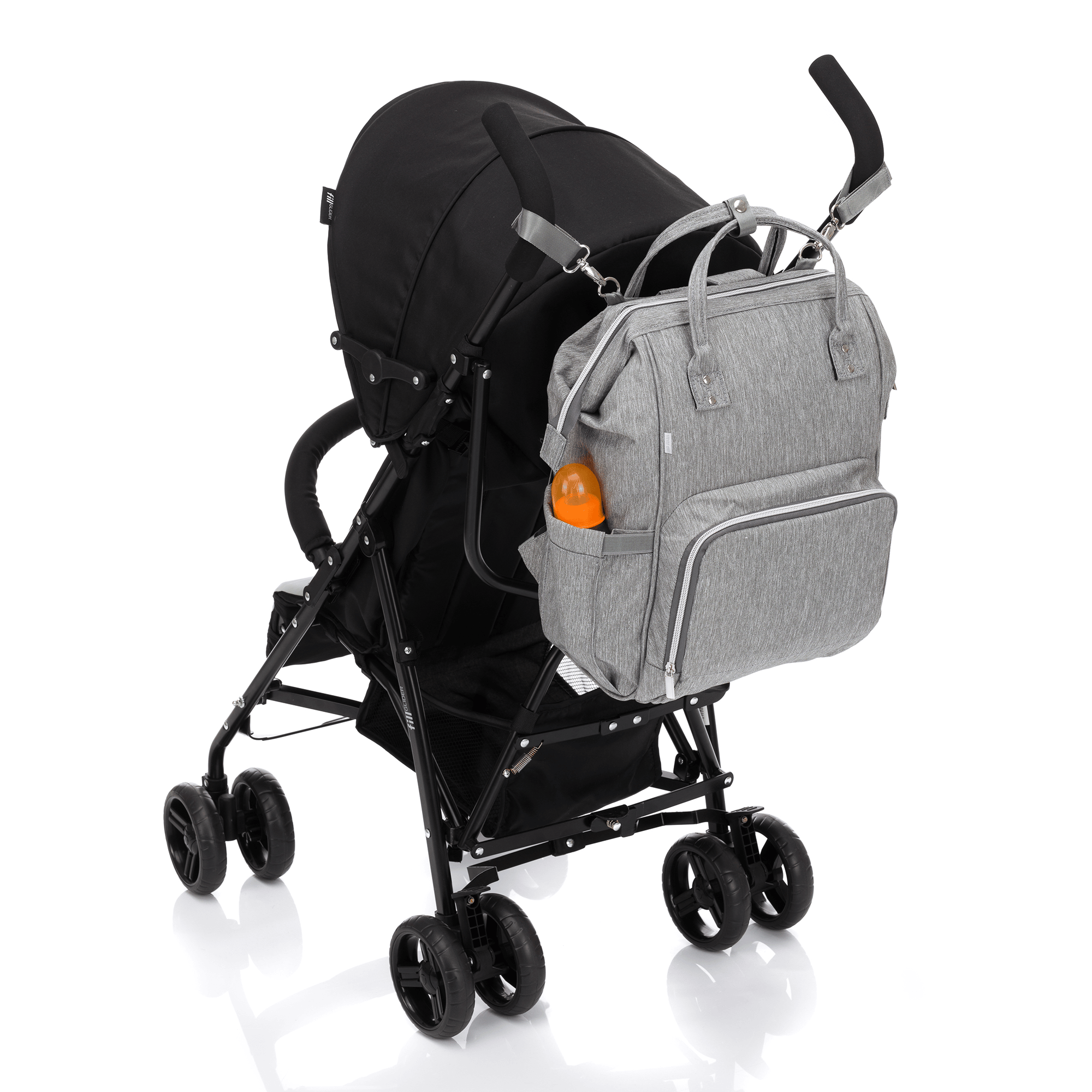 Wickelrucksäcke, LITTLE ONE, Grau – Produktansicht
