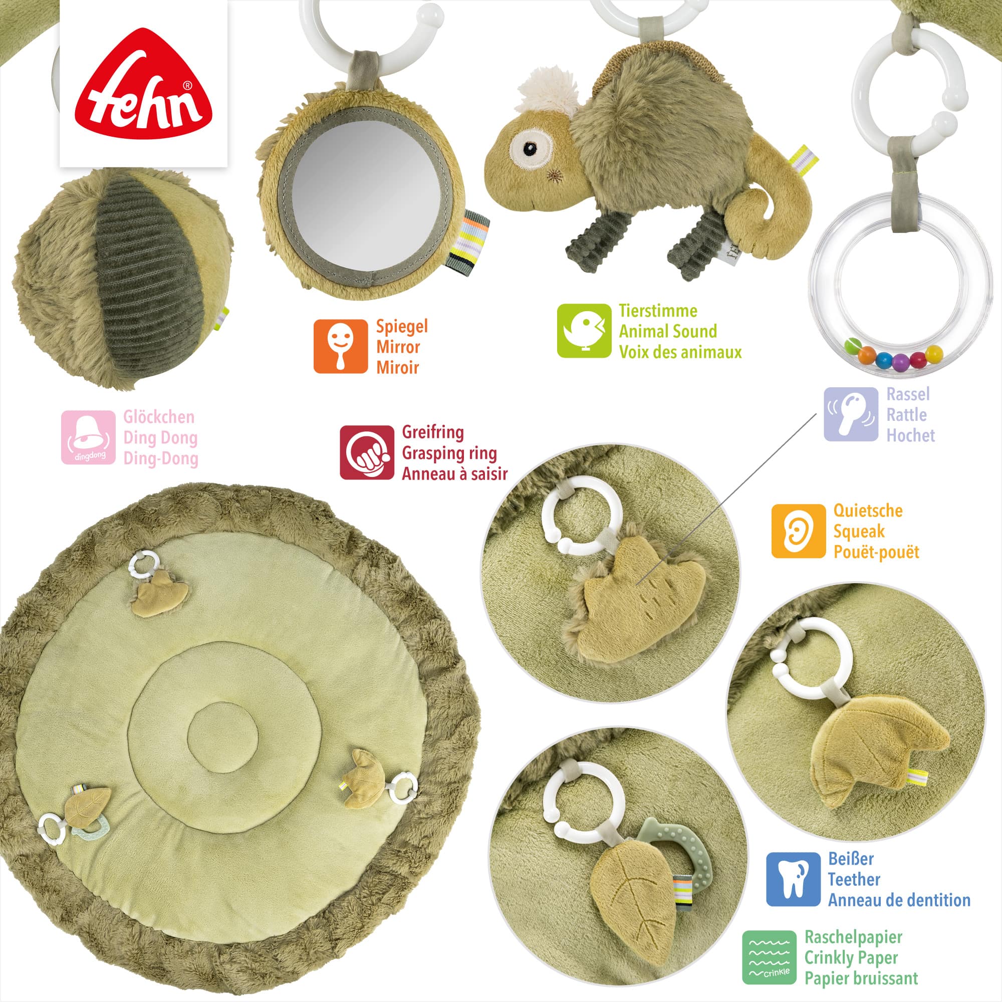 Spielbögen, fehn, Grün – Produktansicht