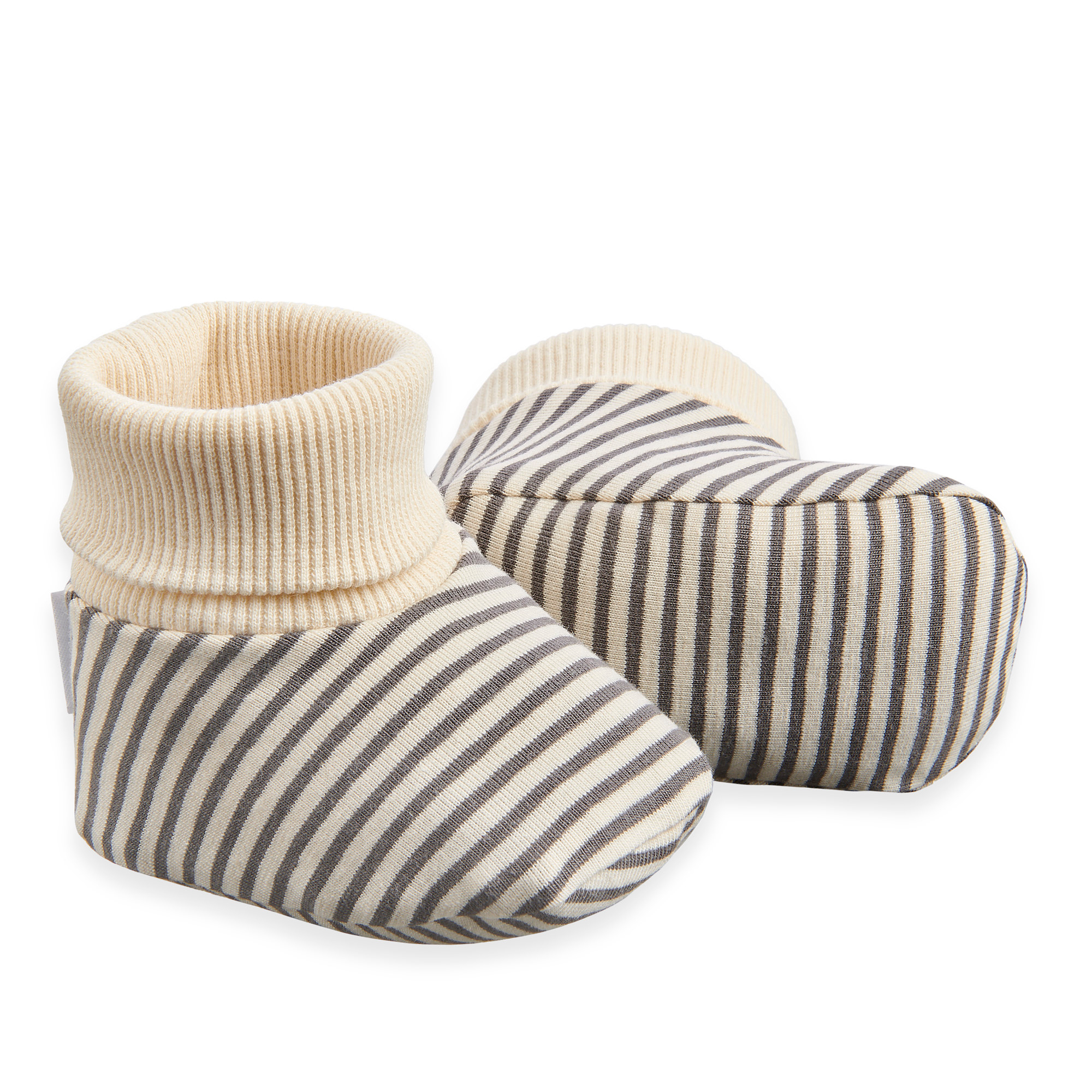 Babyschuhe, LITTLE ONE, Grau – Besonderheit: aus 95% Baumwolle