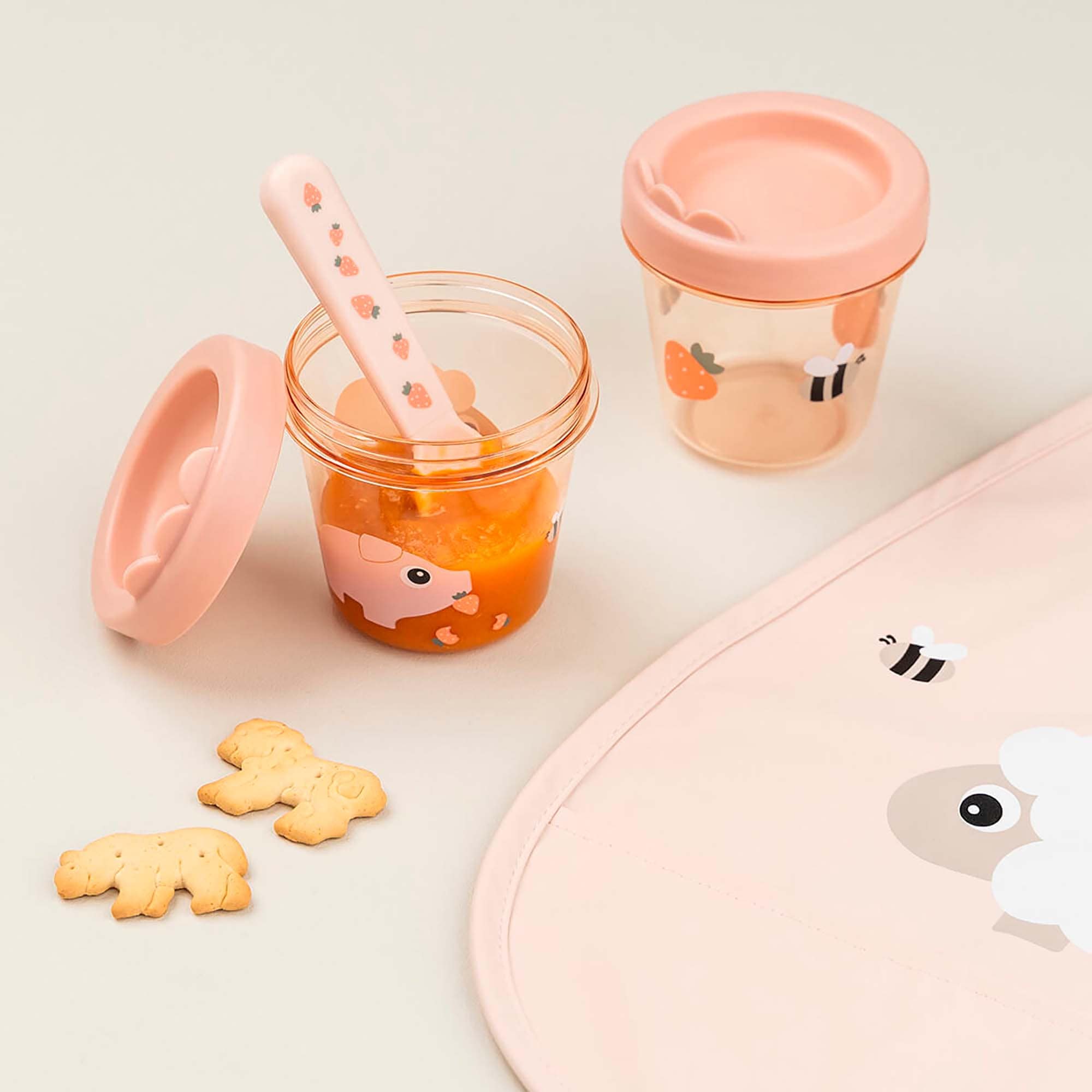 Brotdosen & Snackboxen, done by deer, Pink – Produktansicht