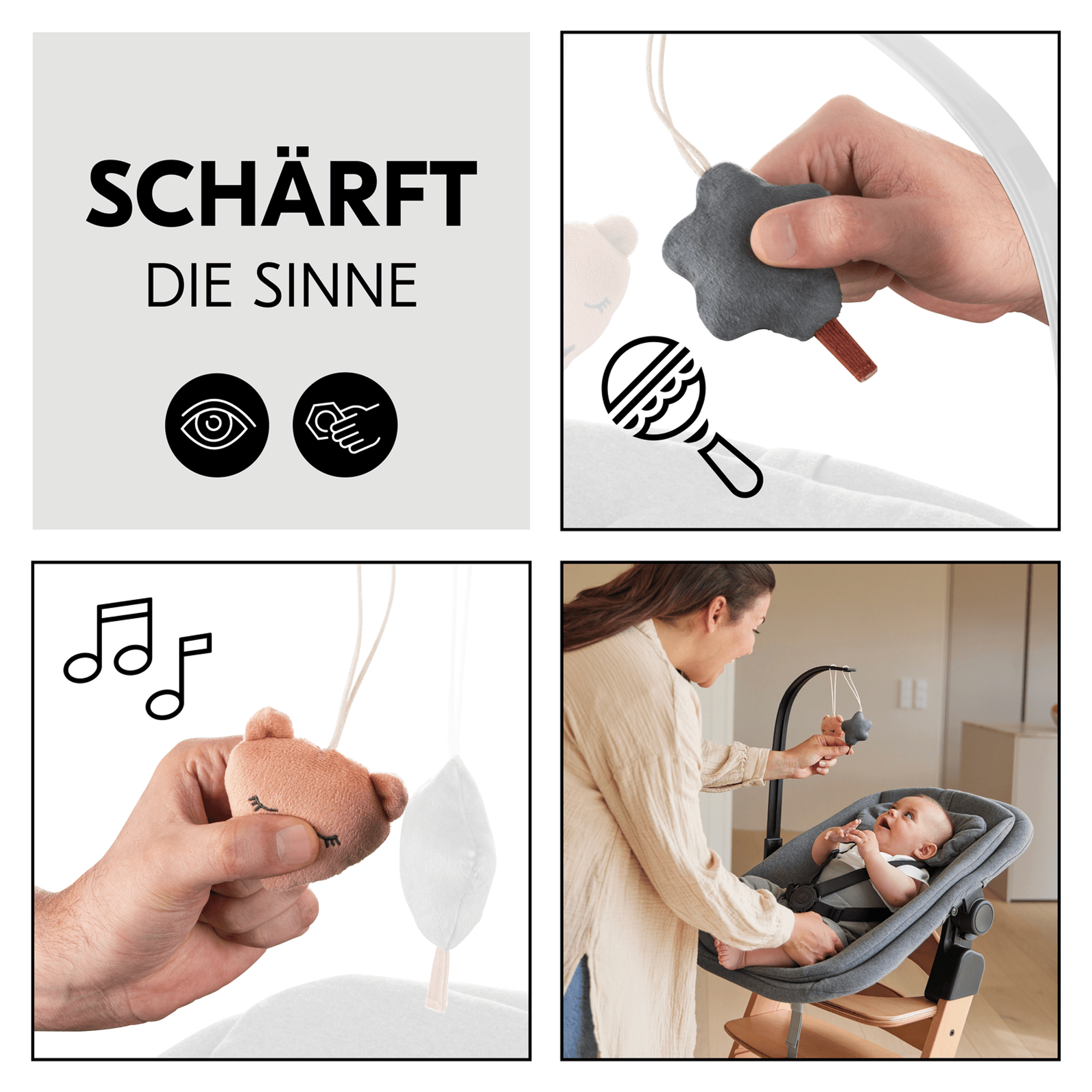 Spielbögen, hauck, Schwarz – Produktansicht