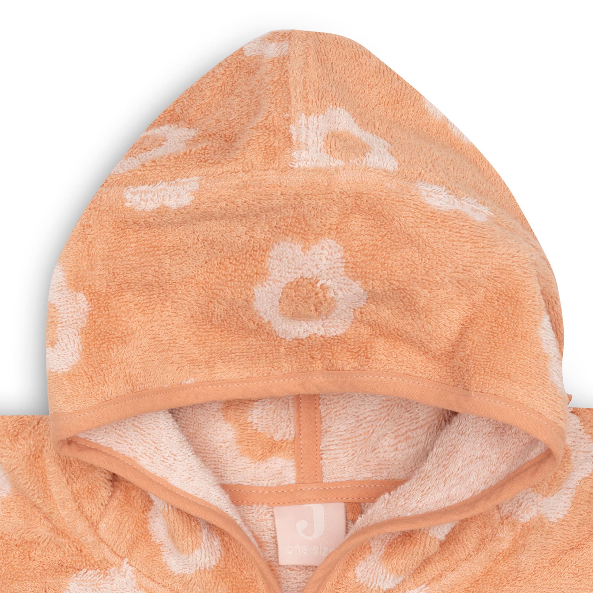 Badeponcho, jollein, Orange – Besonderheit: 100% Baumwolle