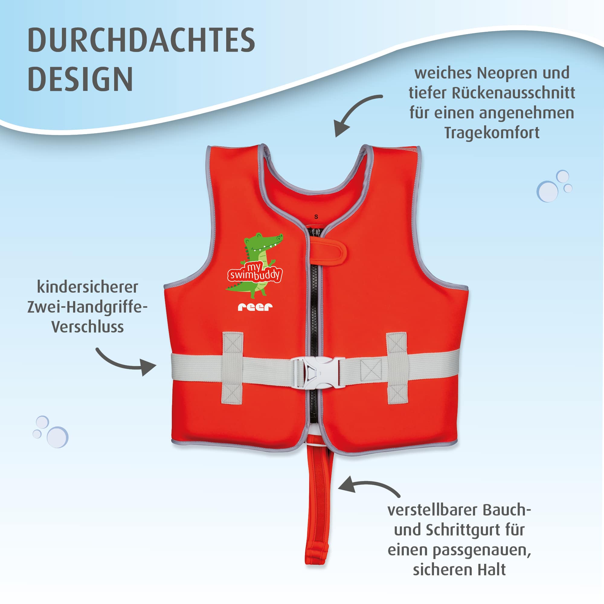 Schwimmflügel & Schwimmhilfen, reer, Rot – Produktansicht