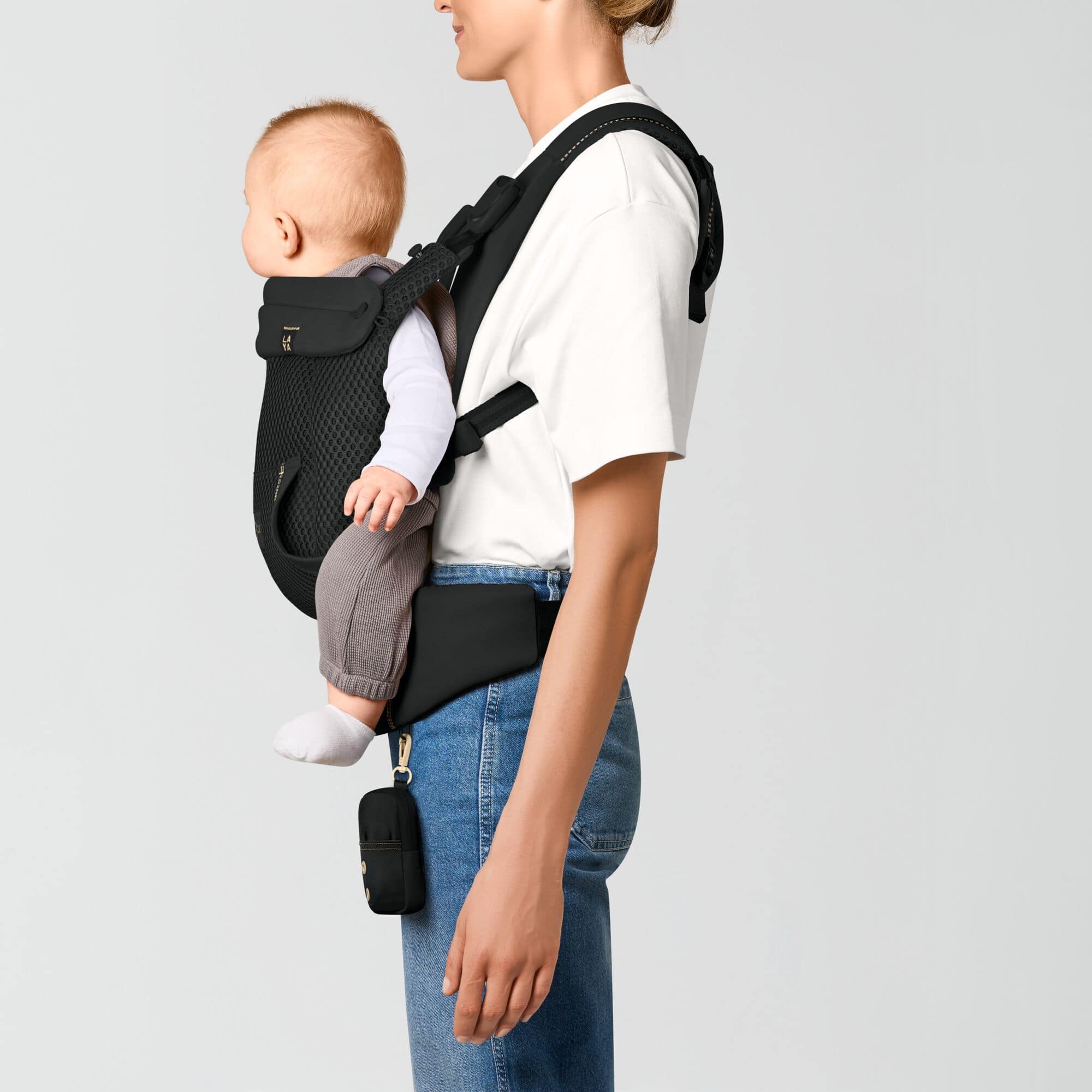 Babytragen Mesh, cybex, Schwarz – Produktansicht