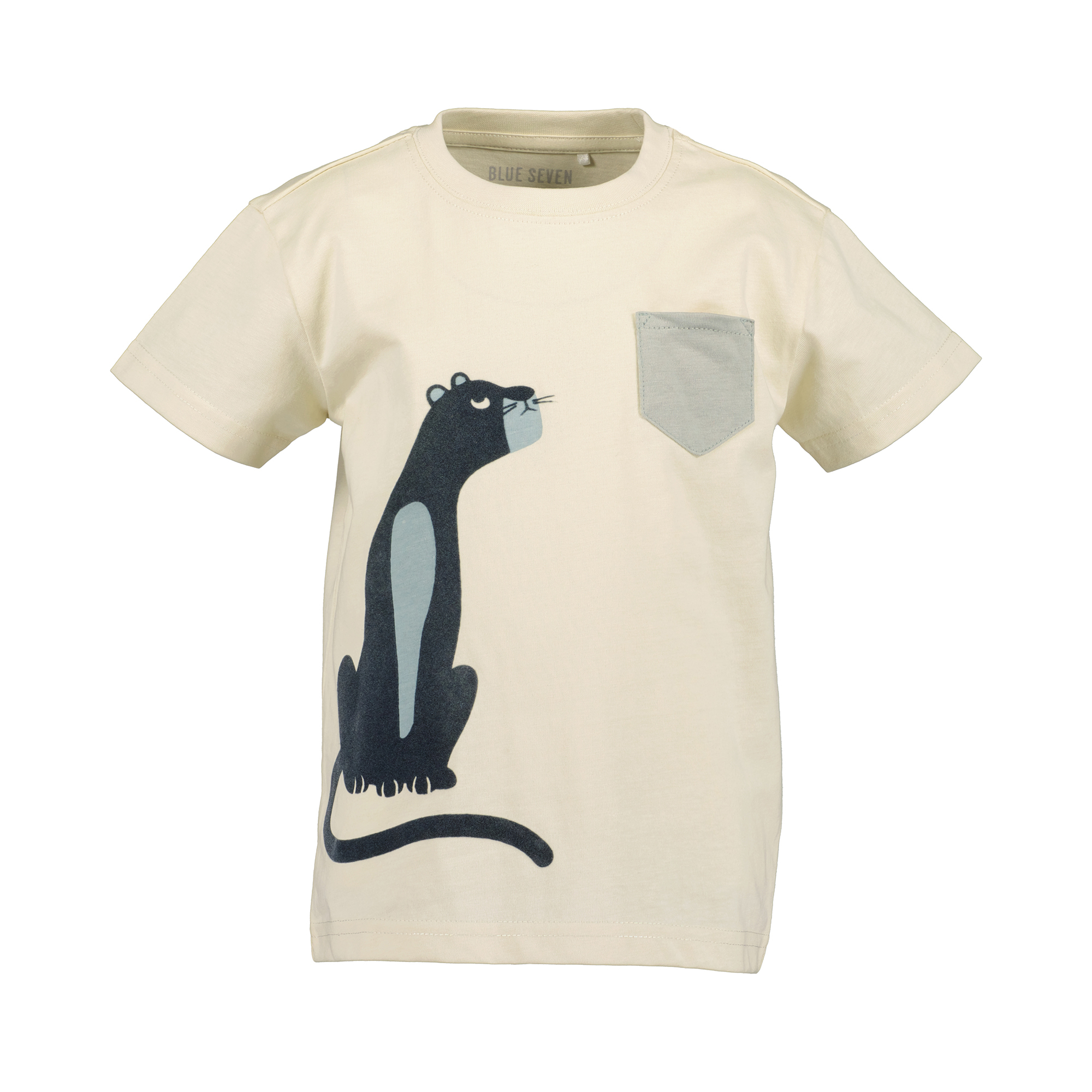 Kurzarmshirts, blue seven, Beige – Produktansicht