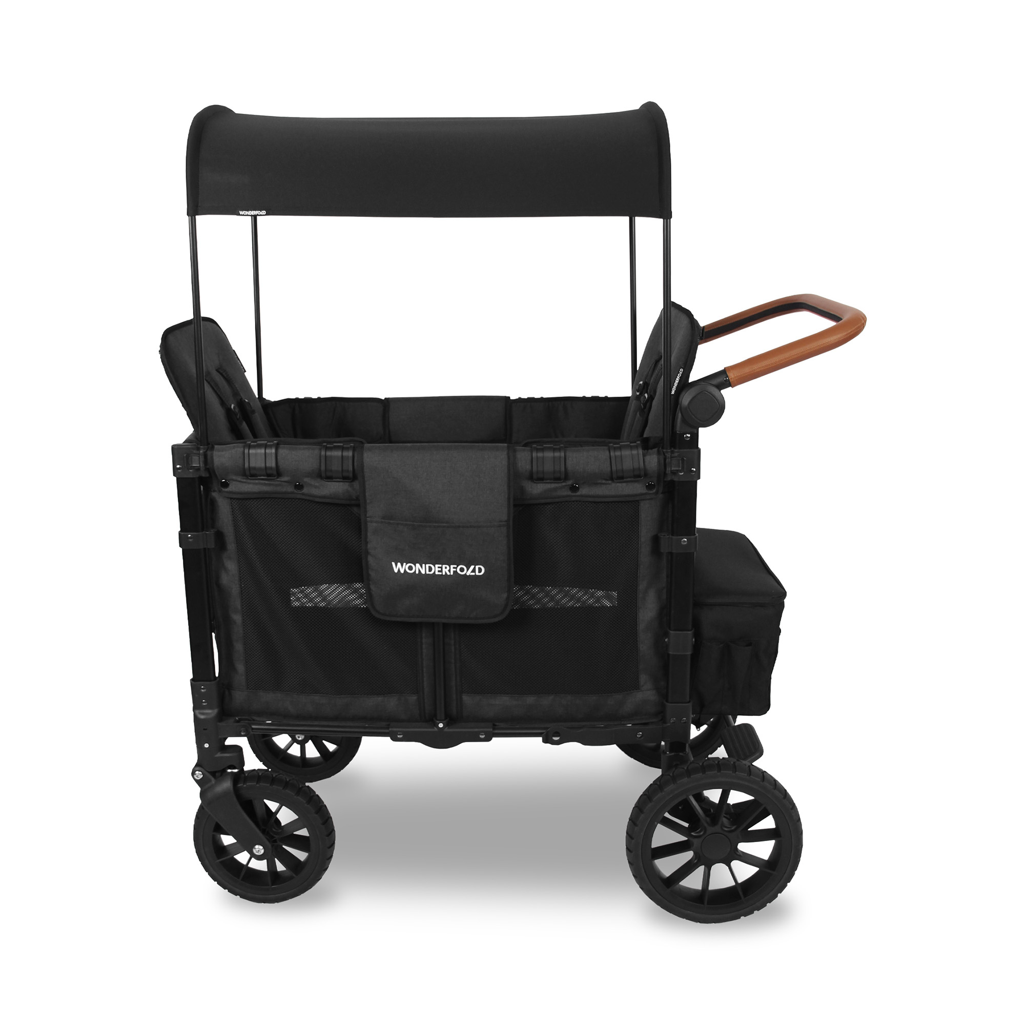 Zwillingswagen & Geschwisterwagen, WONDERFOLD, Schwarz – Produktansicht