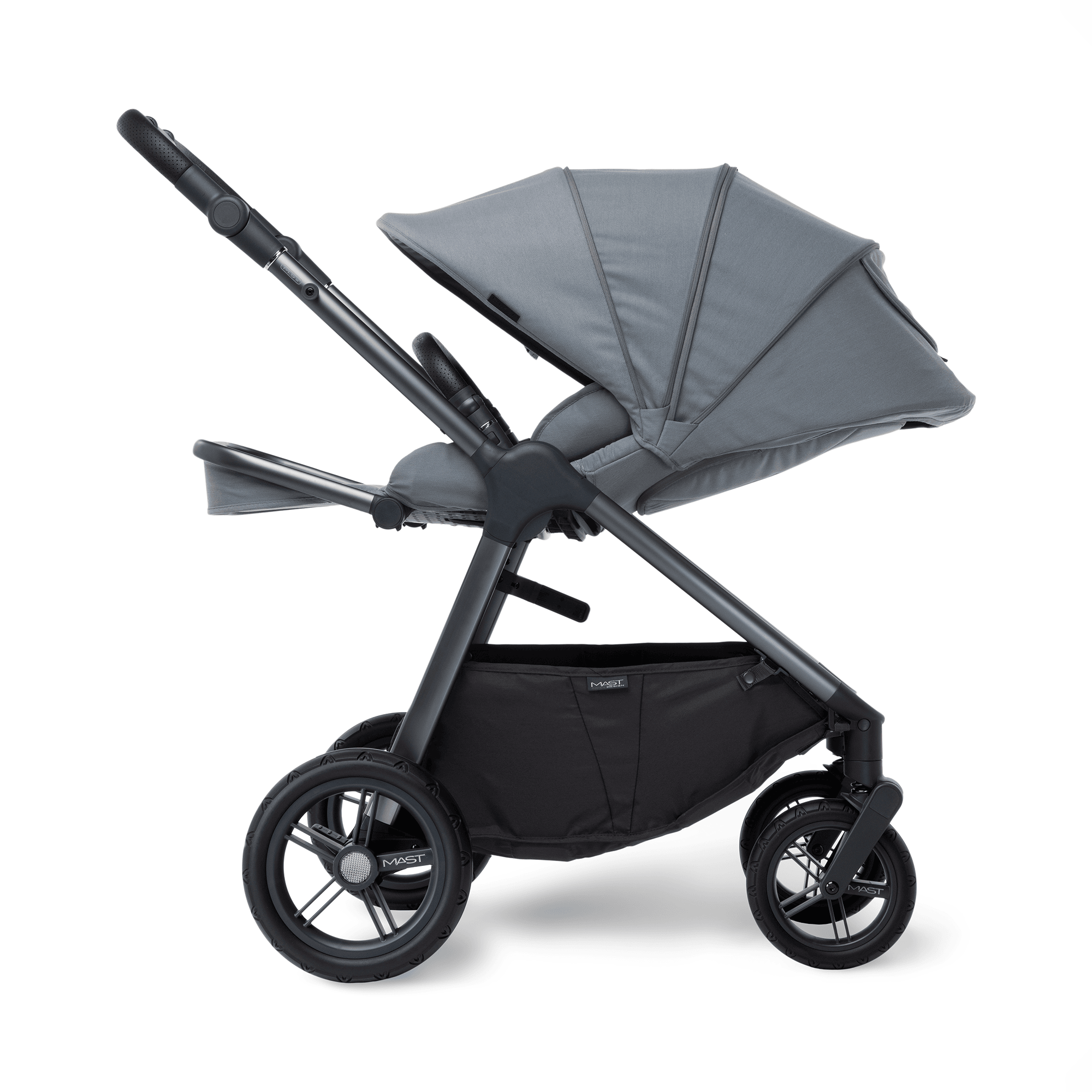 Kombi-Kinderwagen, MAST, Grau – Produktansicht